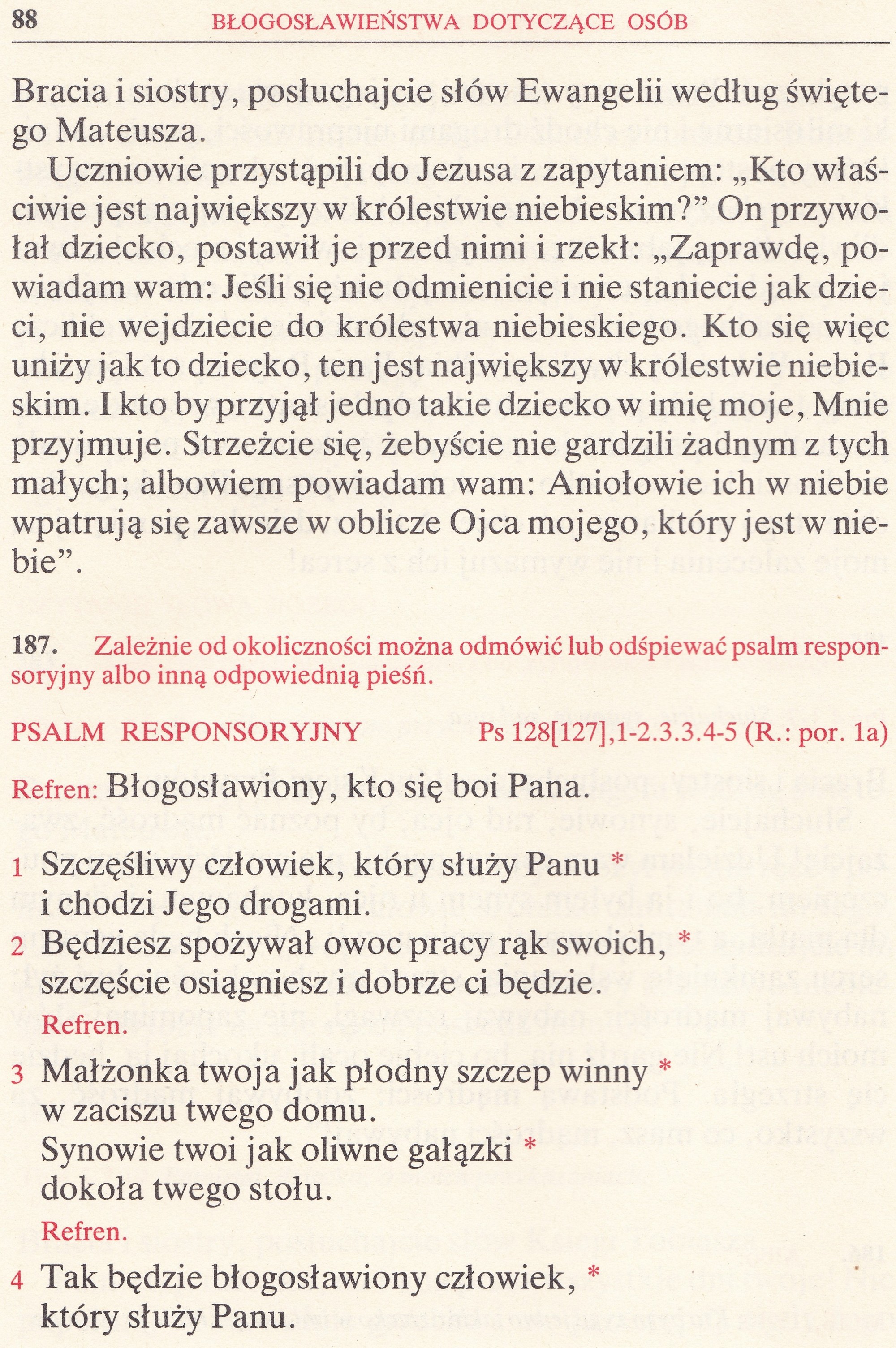 Obrzędy Błogosławieństw
