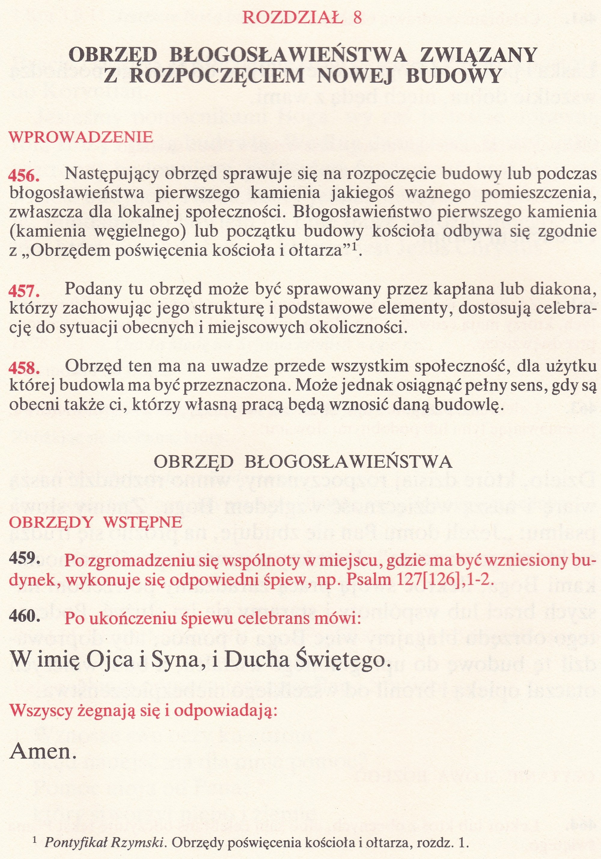 Obrzędy Błogosławieństw