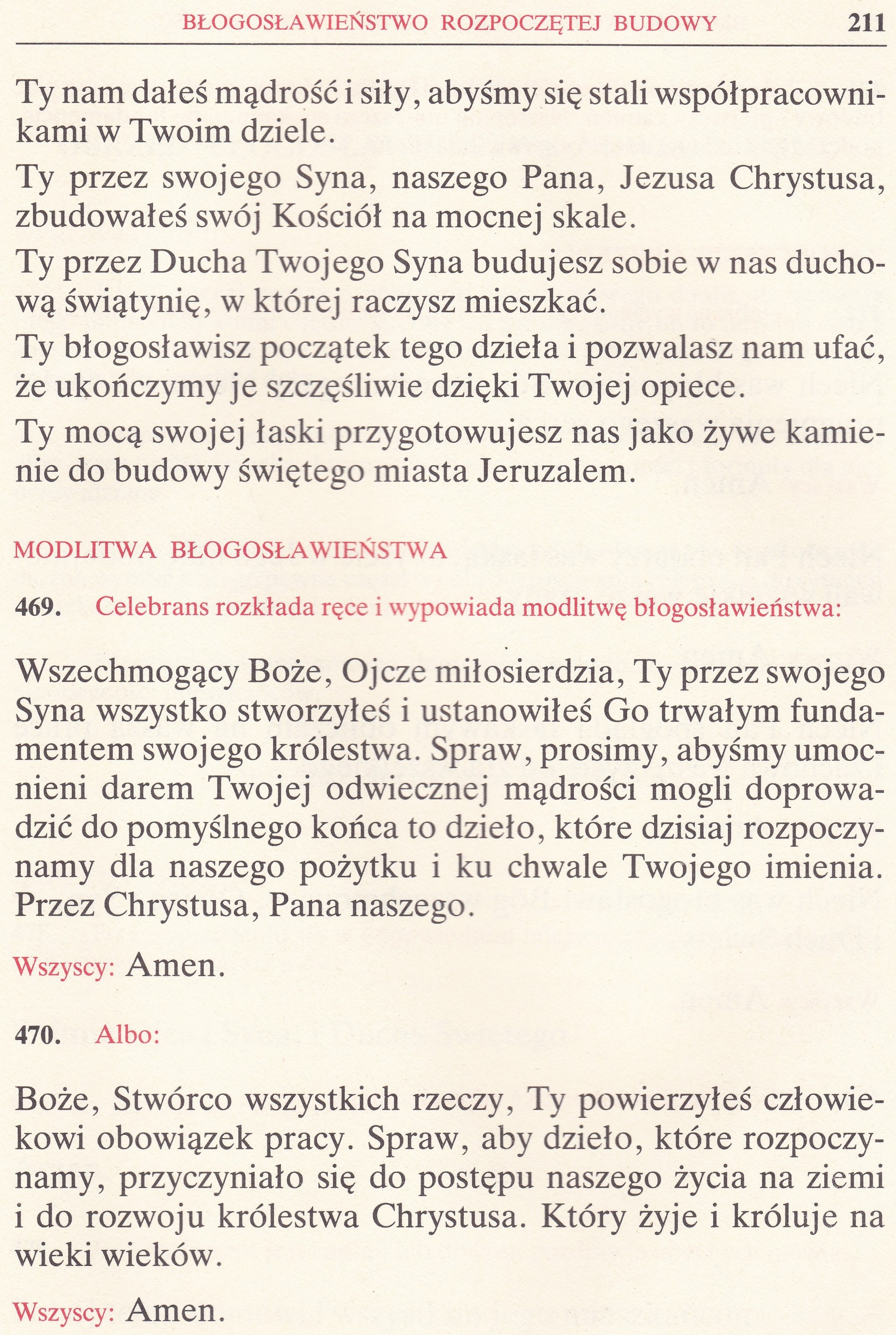 Obrzędy Błogosławieństw