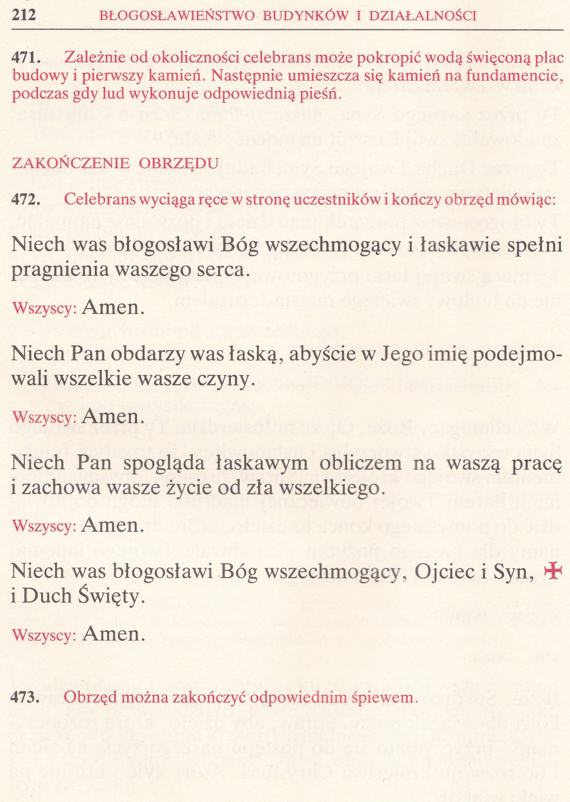 Obrzędy Błogosławieństw
