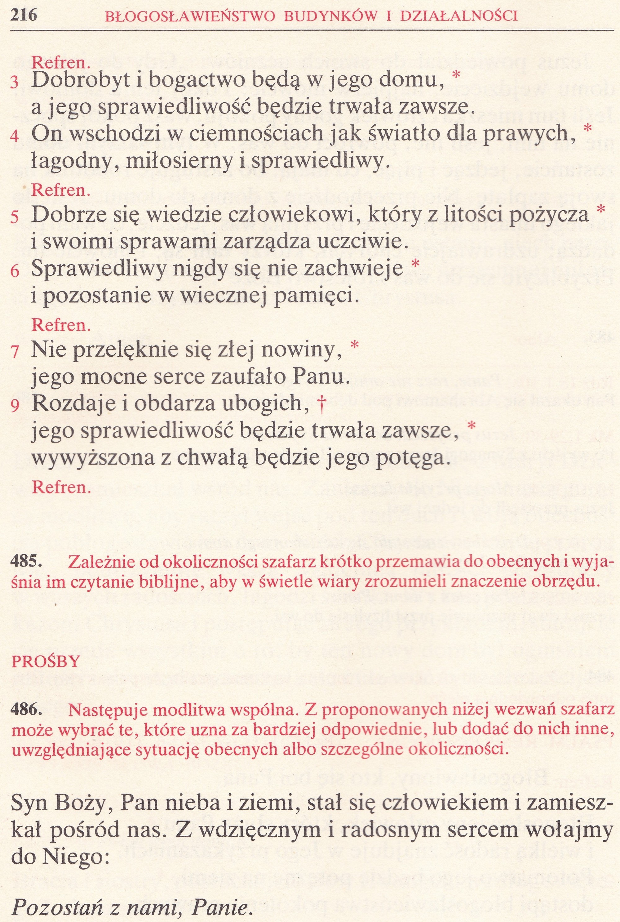 Obrzędy Błogosławieństw