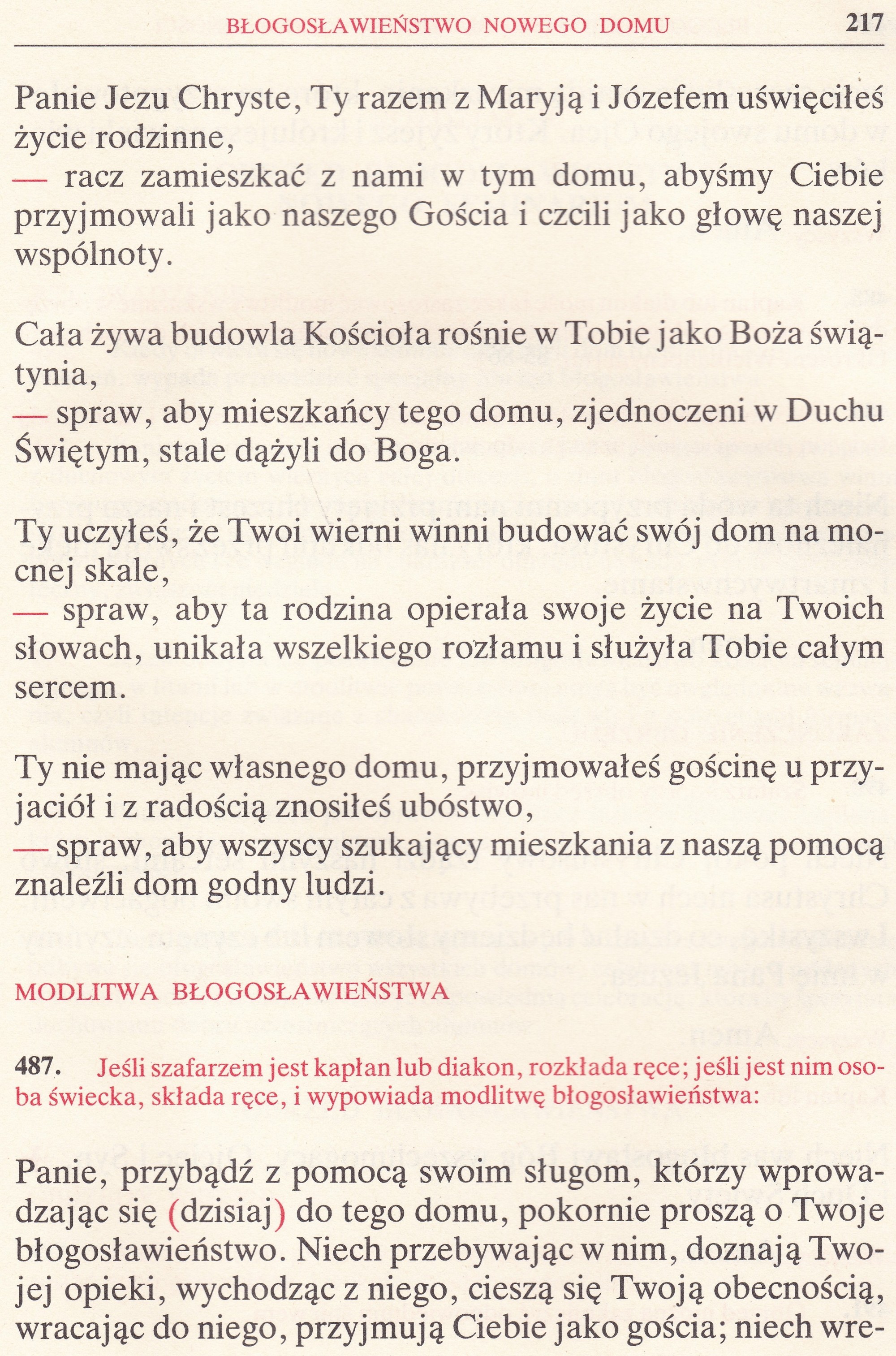 Obrzędy Błogosławieństw