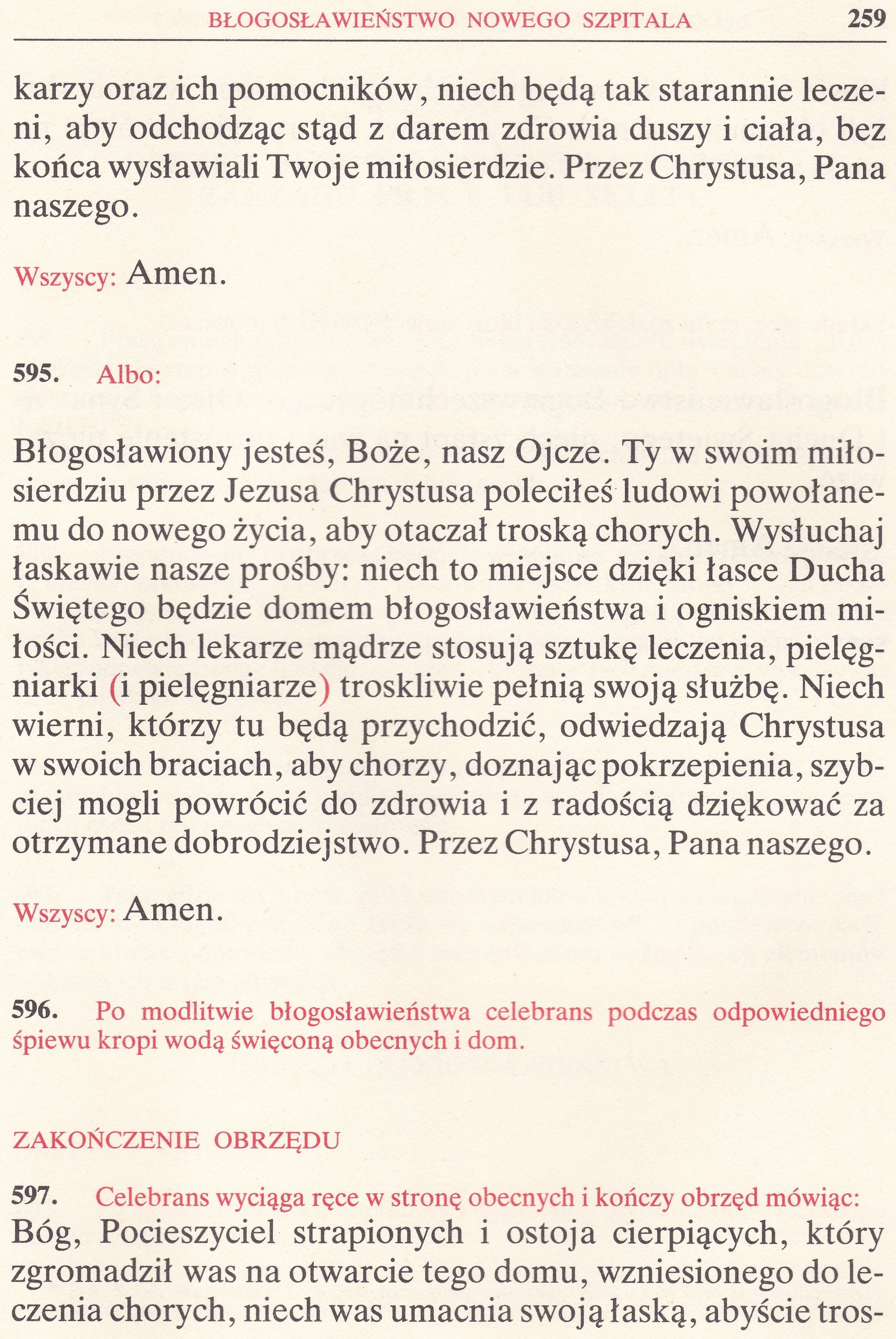 Obrzędy Błogosławieństw