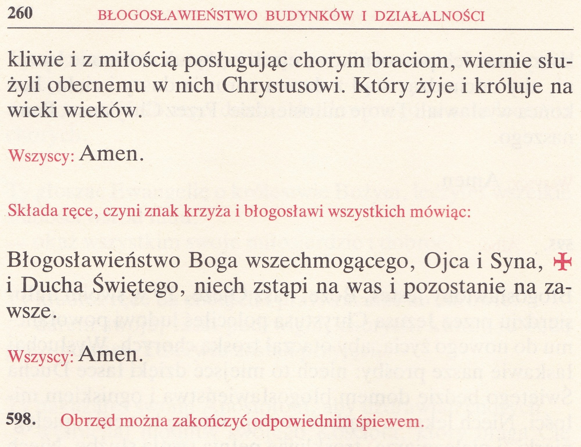 Obrzędy Błogosławieństw