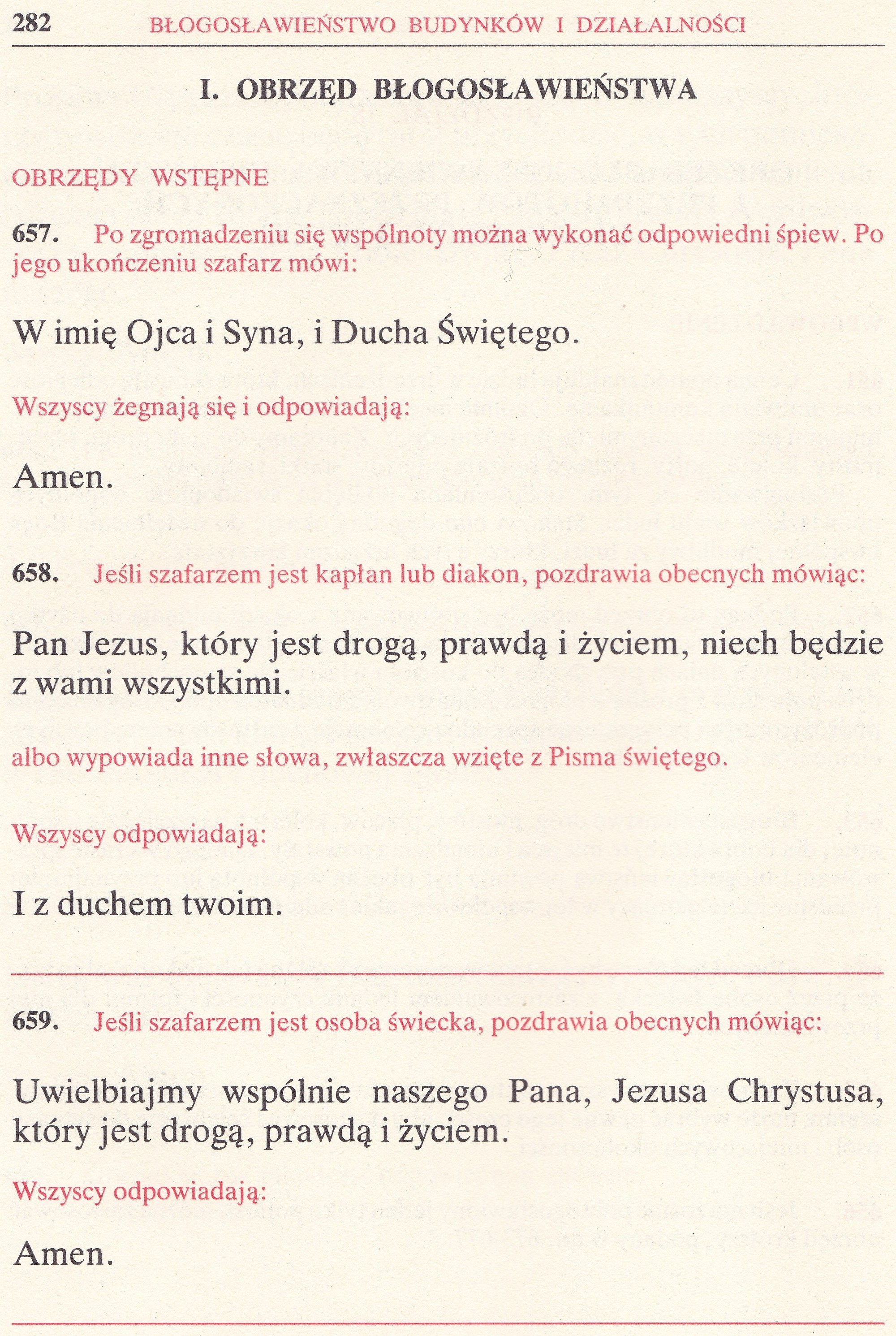 Obrzędy Błogosławieństw