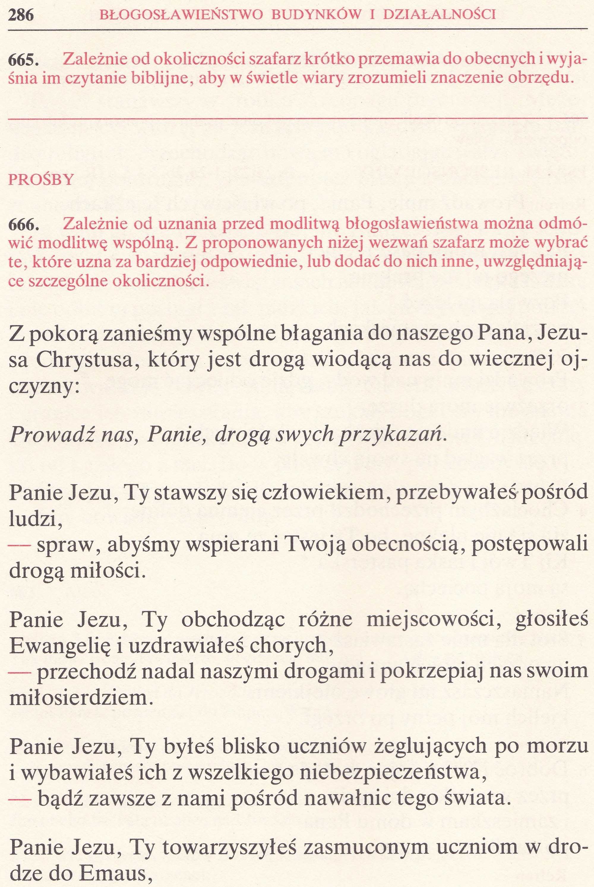 Obrzędy Błogosławieństw