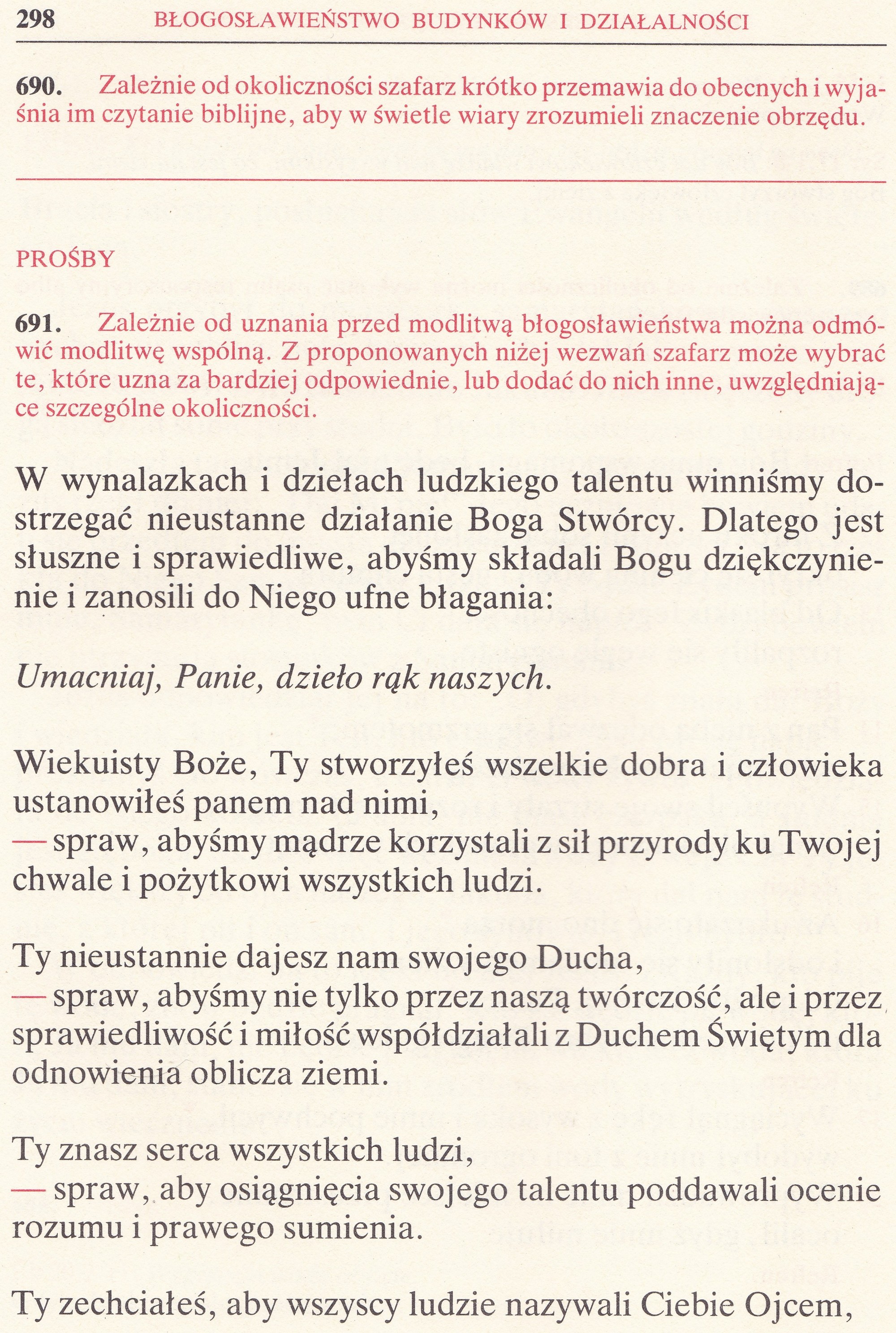 Obrzędy Błogosławieństw