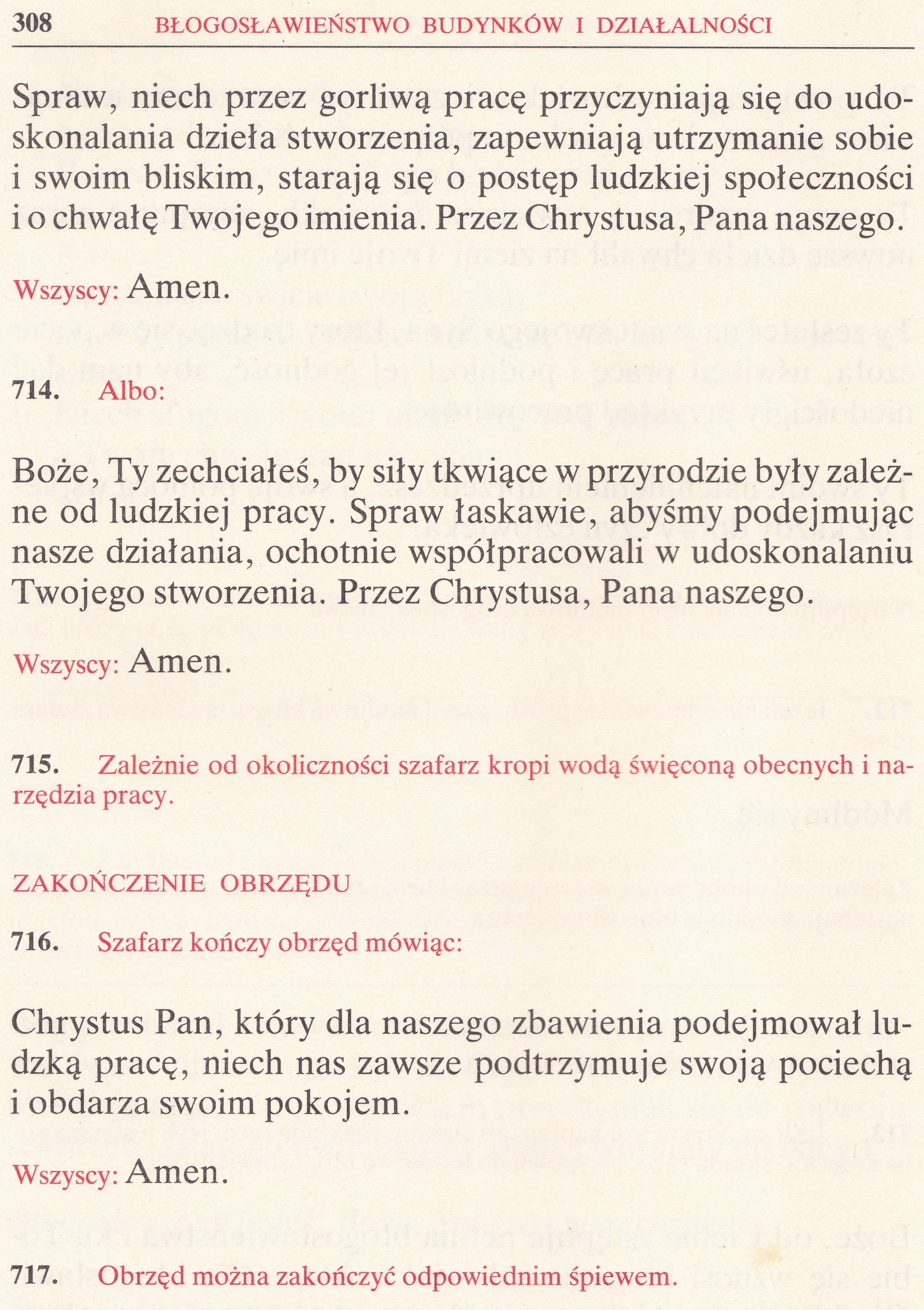 Obrzędy Błogosławieństw
