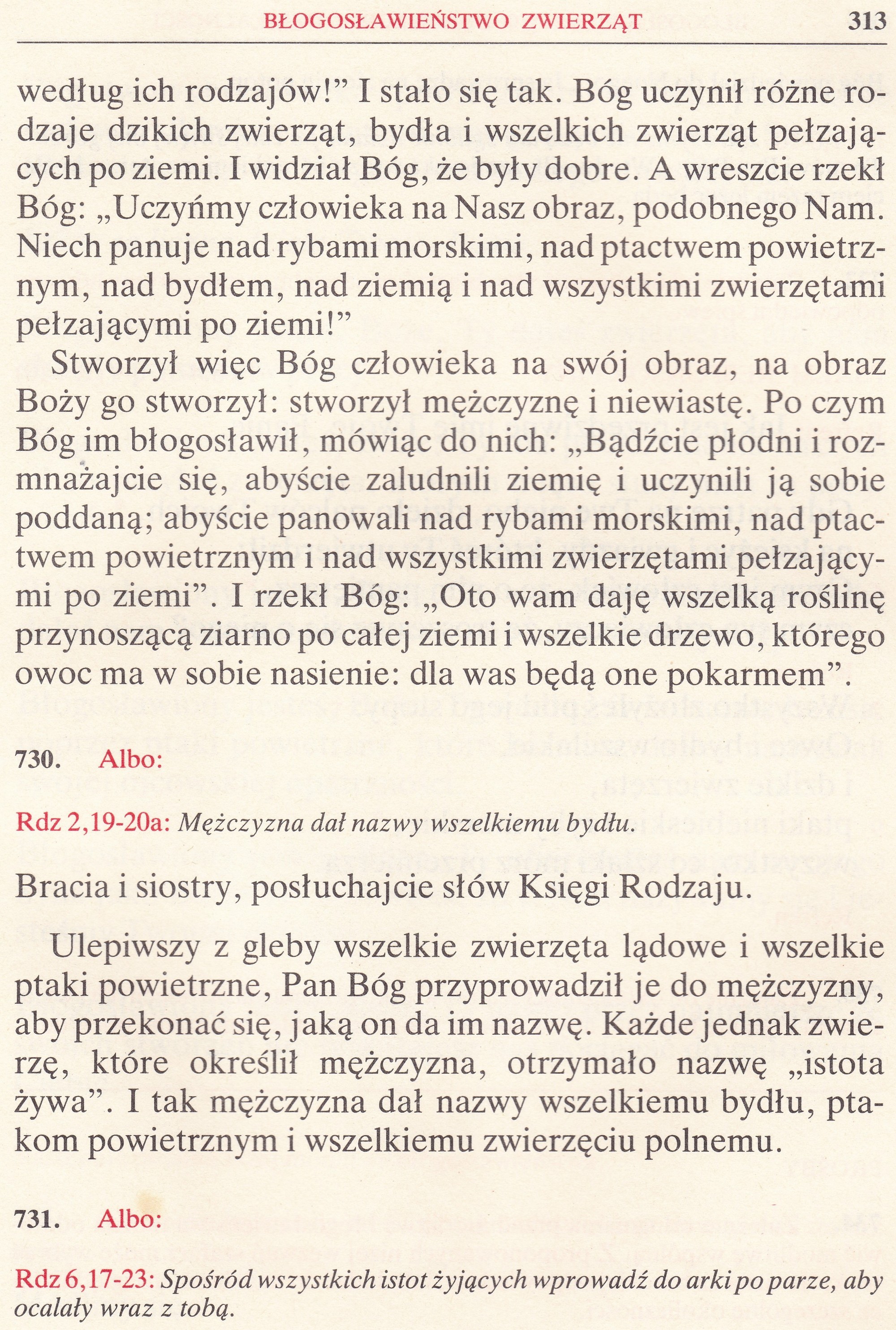 Obrzędy Błogosławieństw