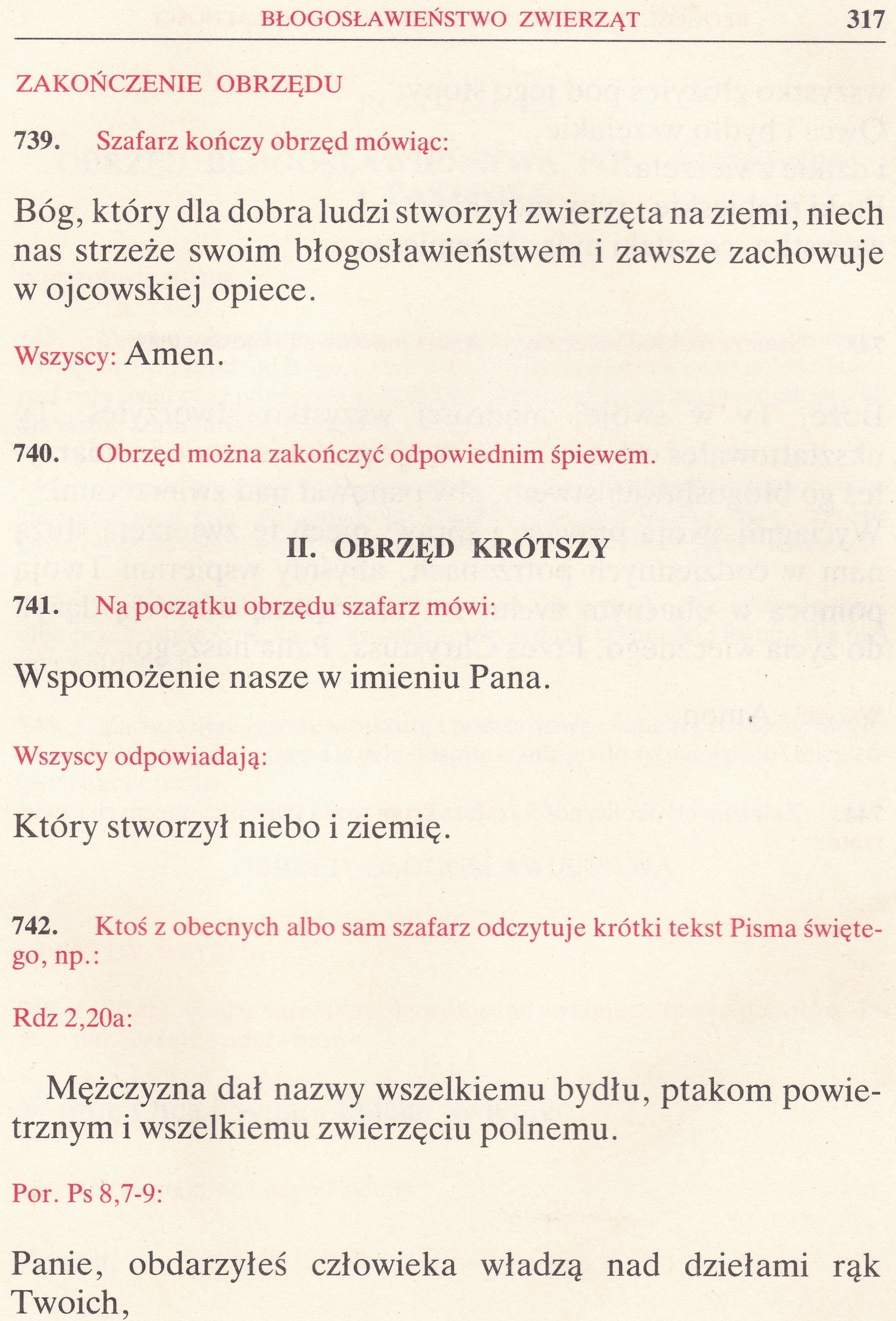 Obrzędy Błogosławieństw