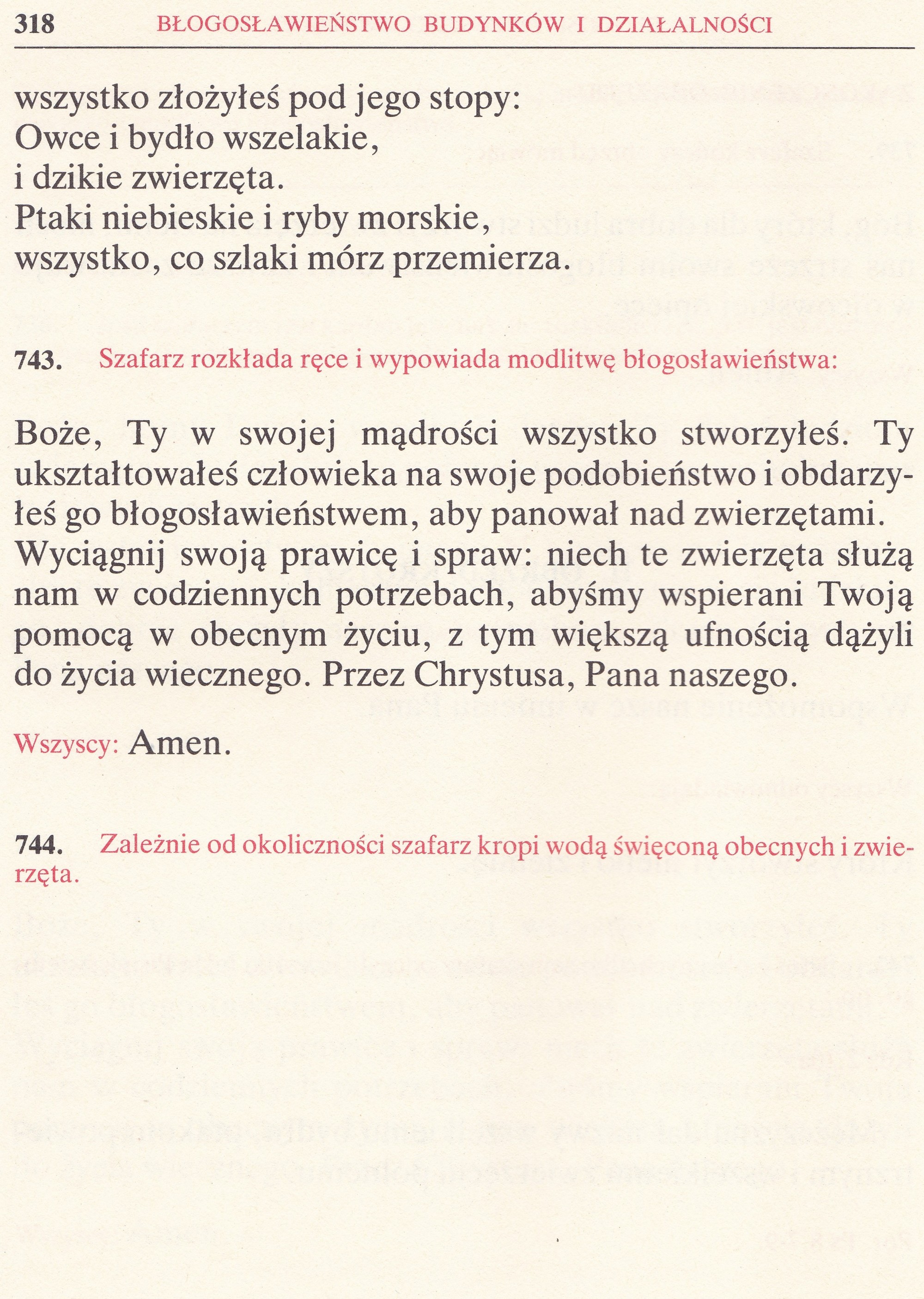 Obrzędy Błogosławieństw