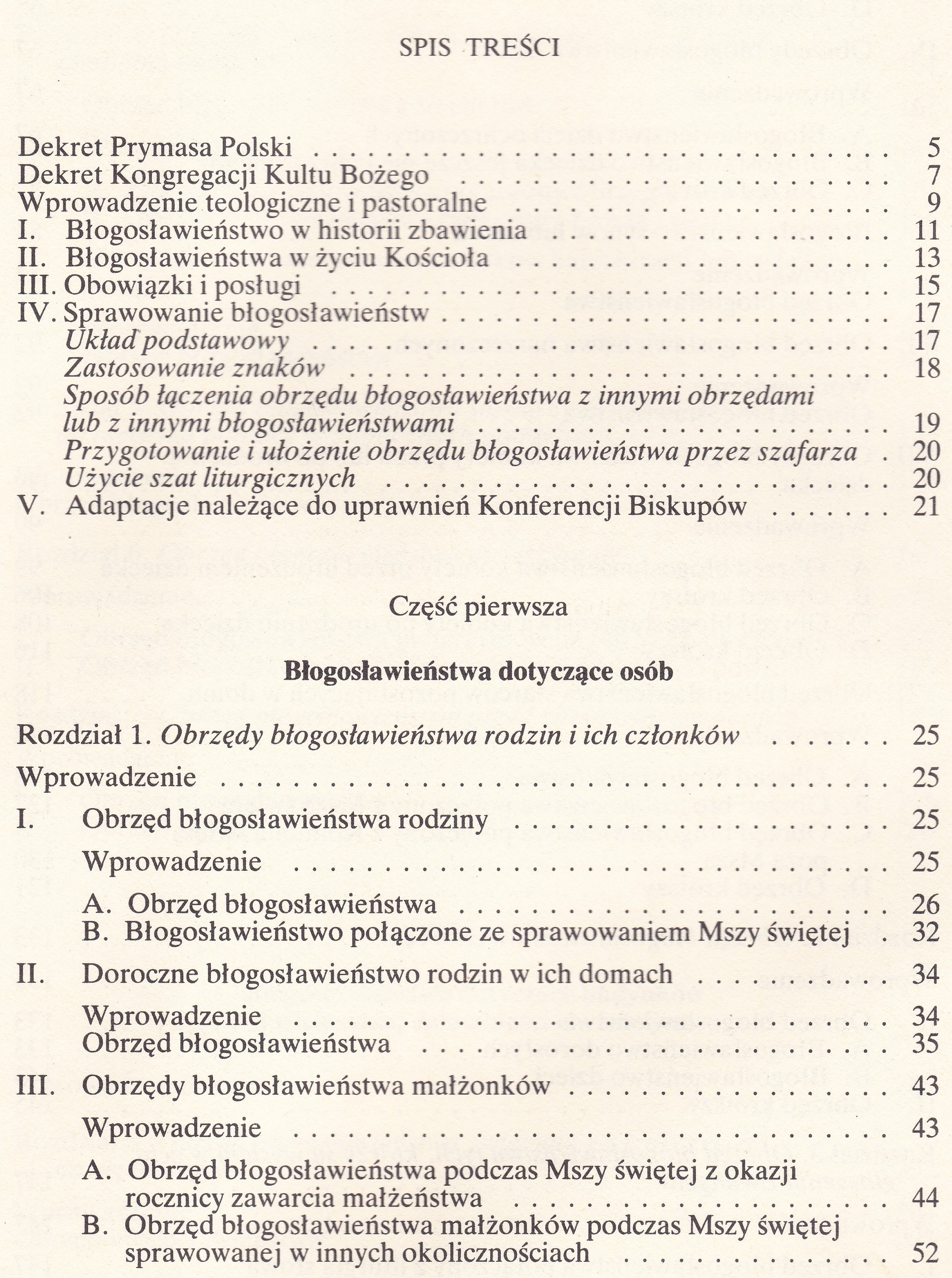 Obrzędy Błogosławieństw