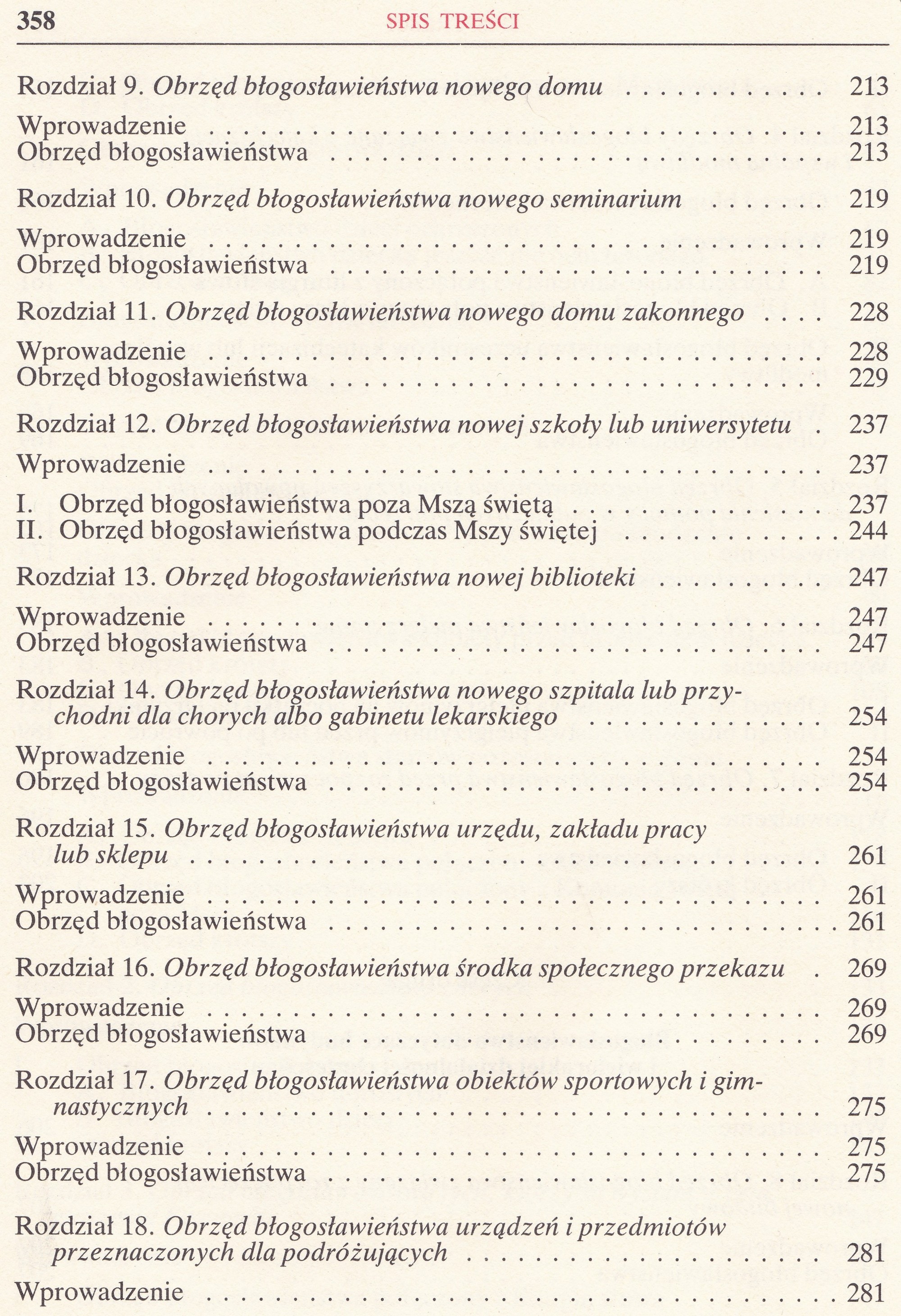Obrzędy Błogosławieństw