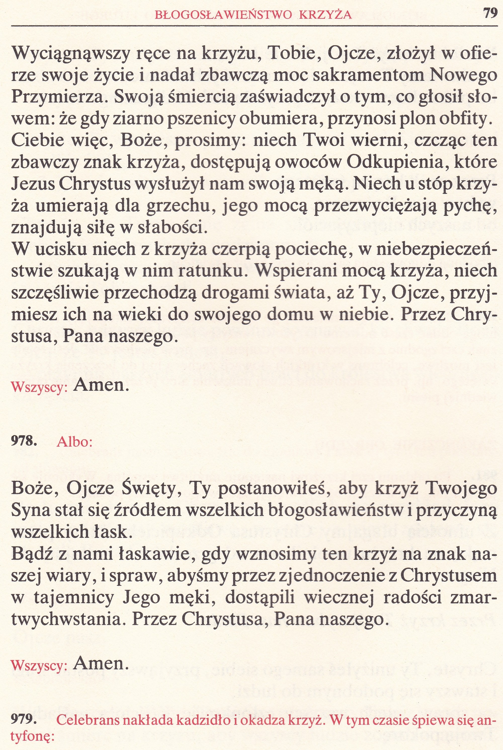 Obrzędy Błogosławieństw