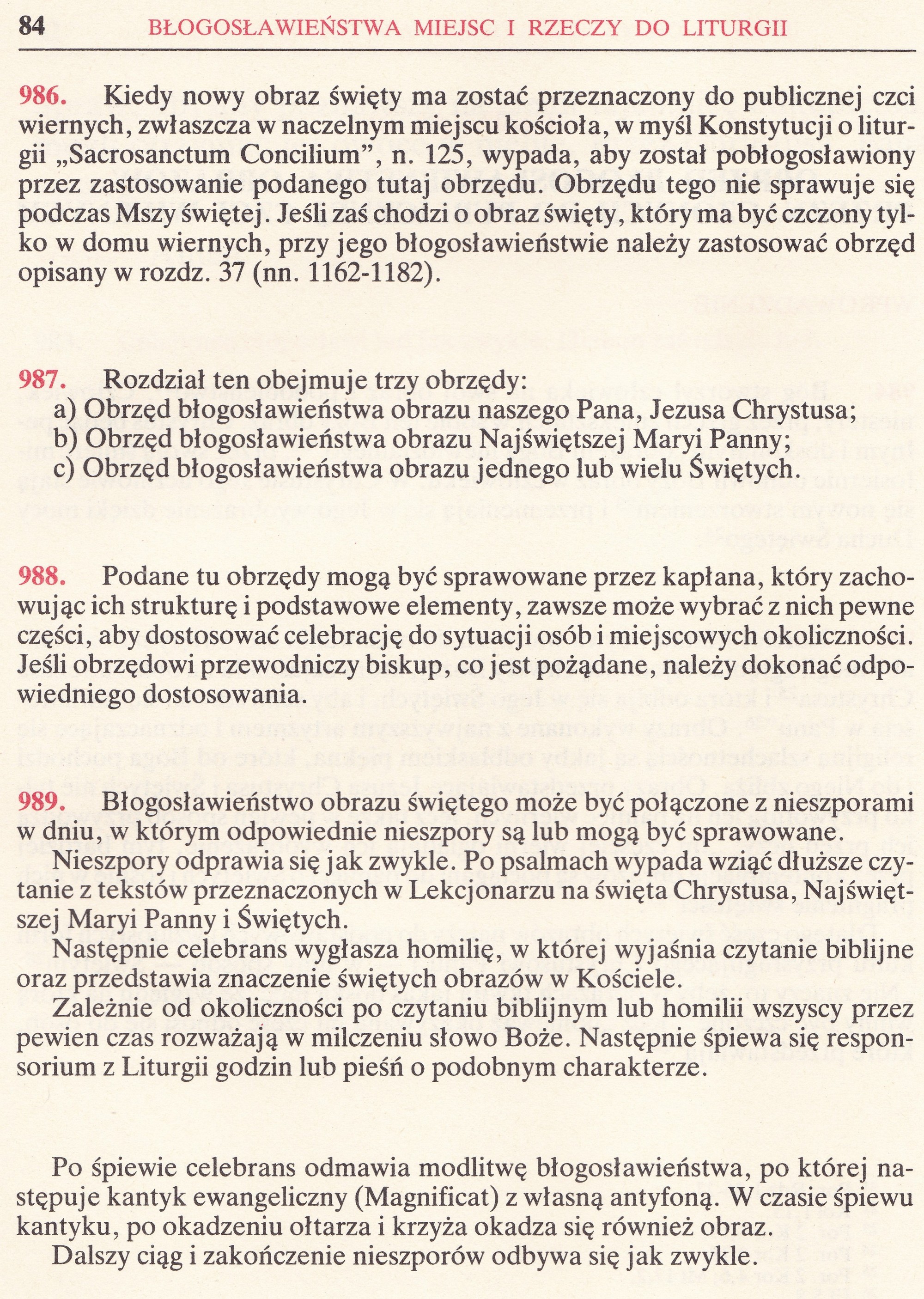 Obrzędy Błogosławieństw