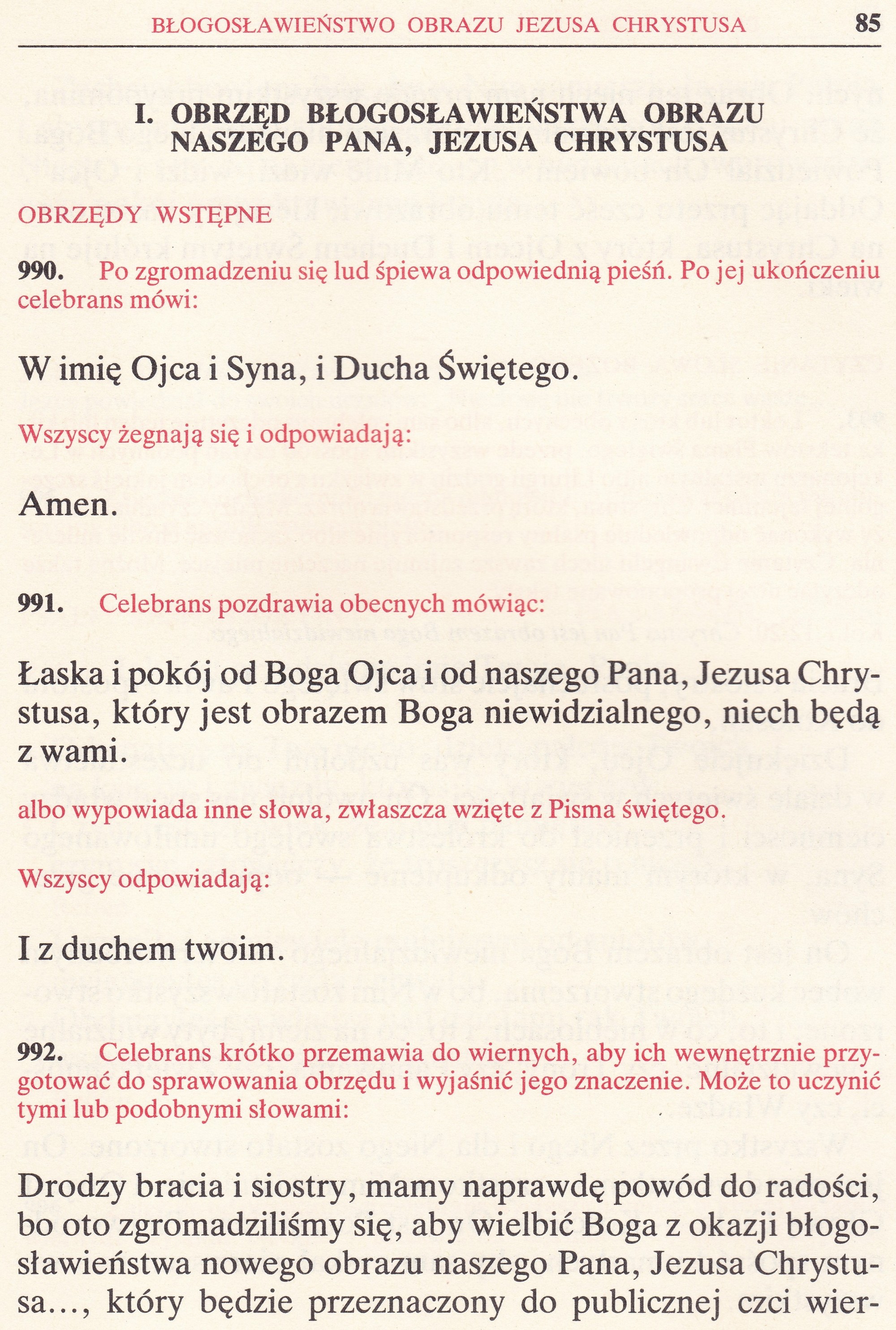 Obrzędy Błogosławieństw