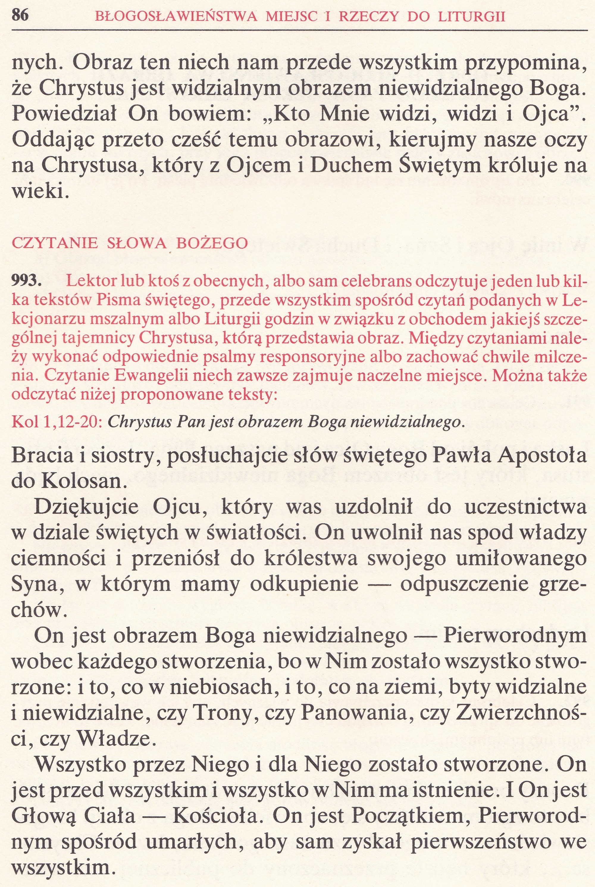 Obrzędy Błogosławieństw