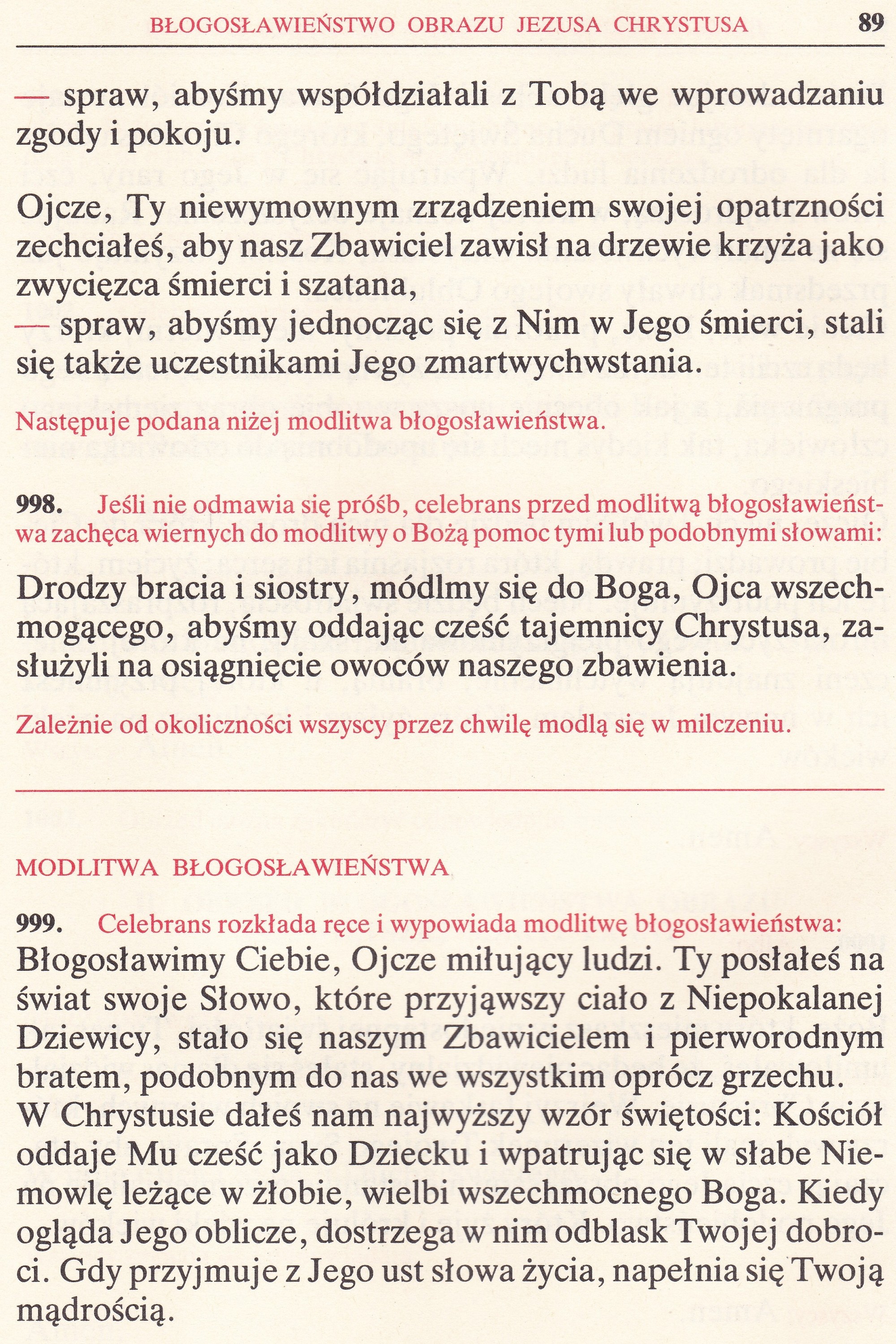 Obrzędy Błogosławieństw