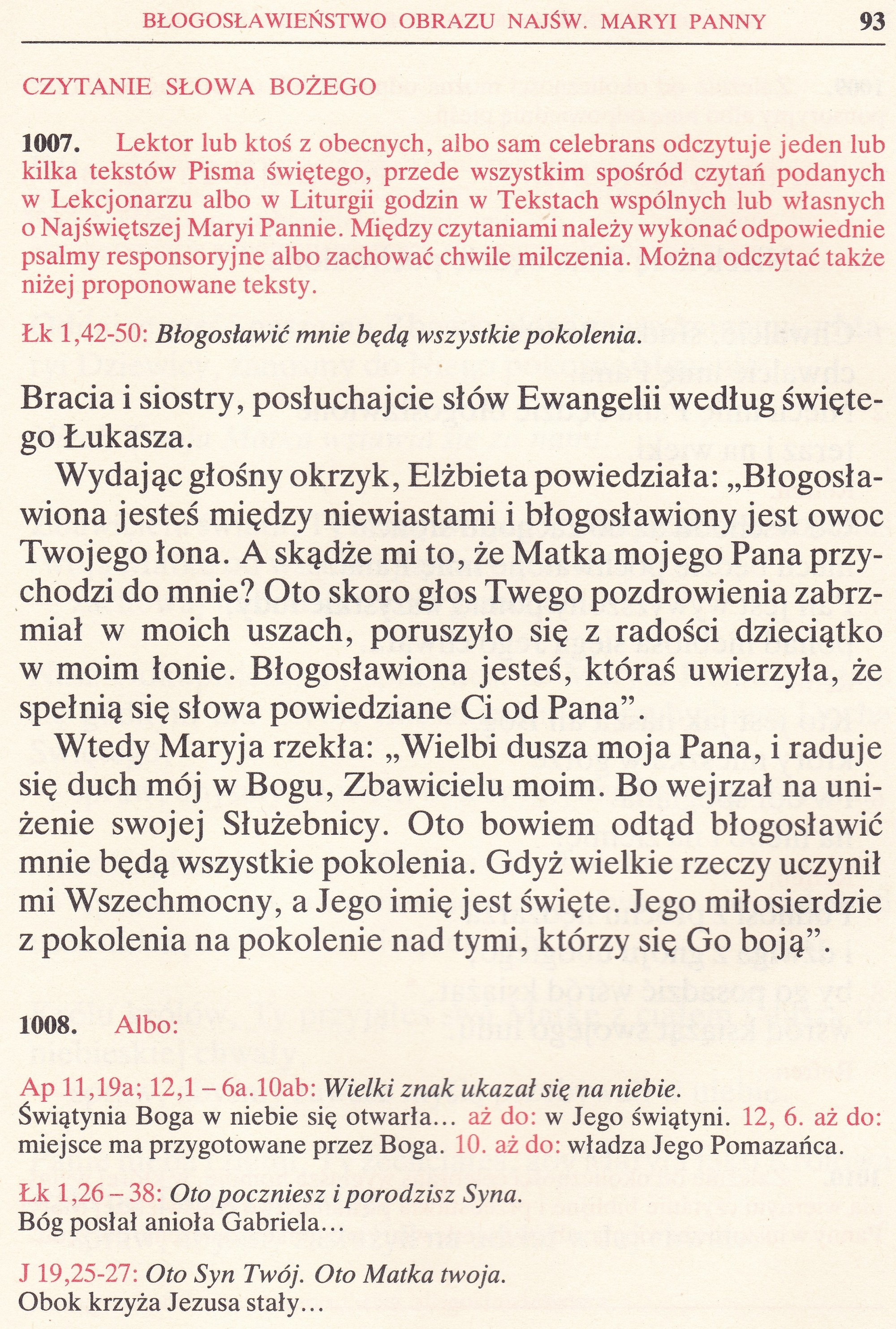 Obrzędy Błogosławieństw