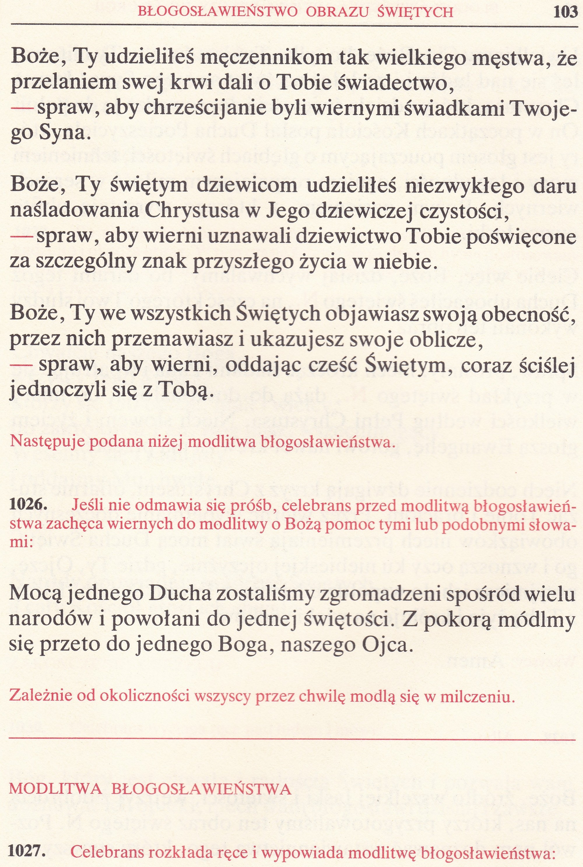Obrzędy Błogosławieństw