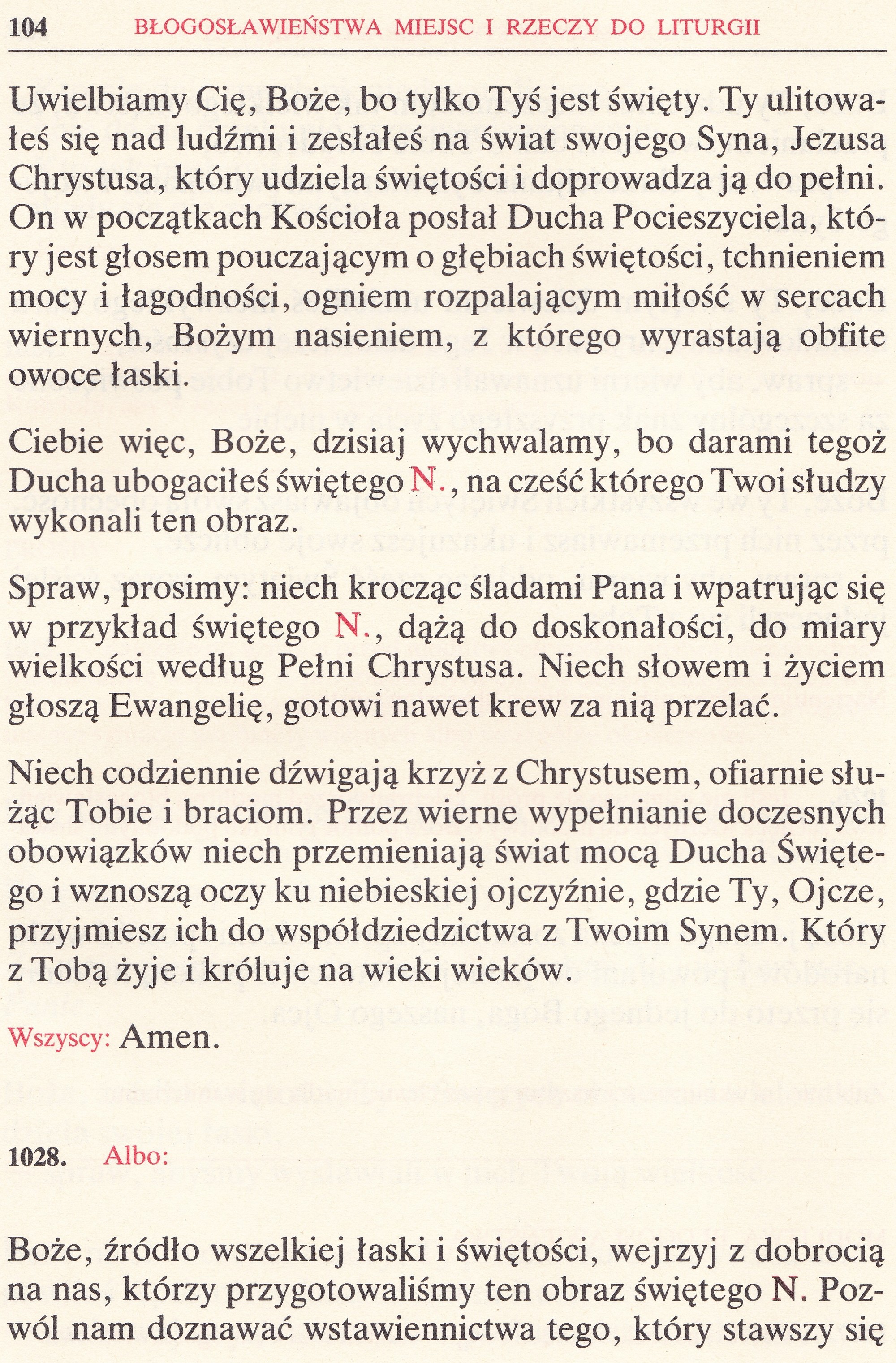 Obrzędy Błogosławieństw