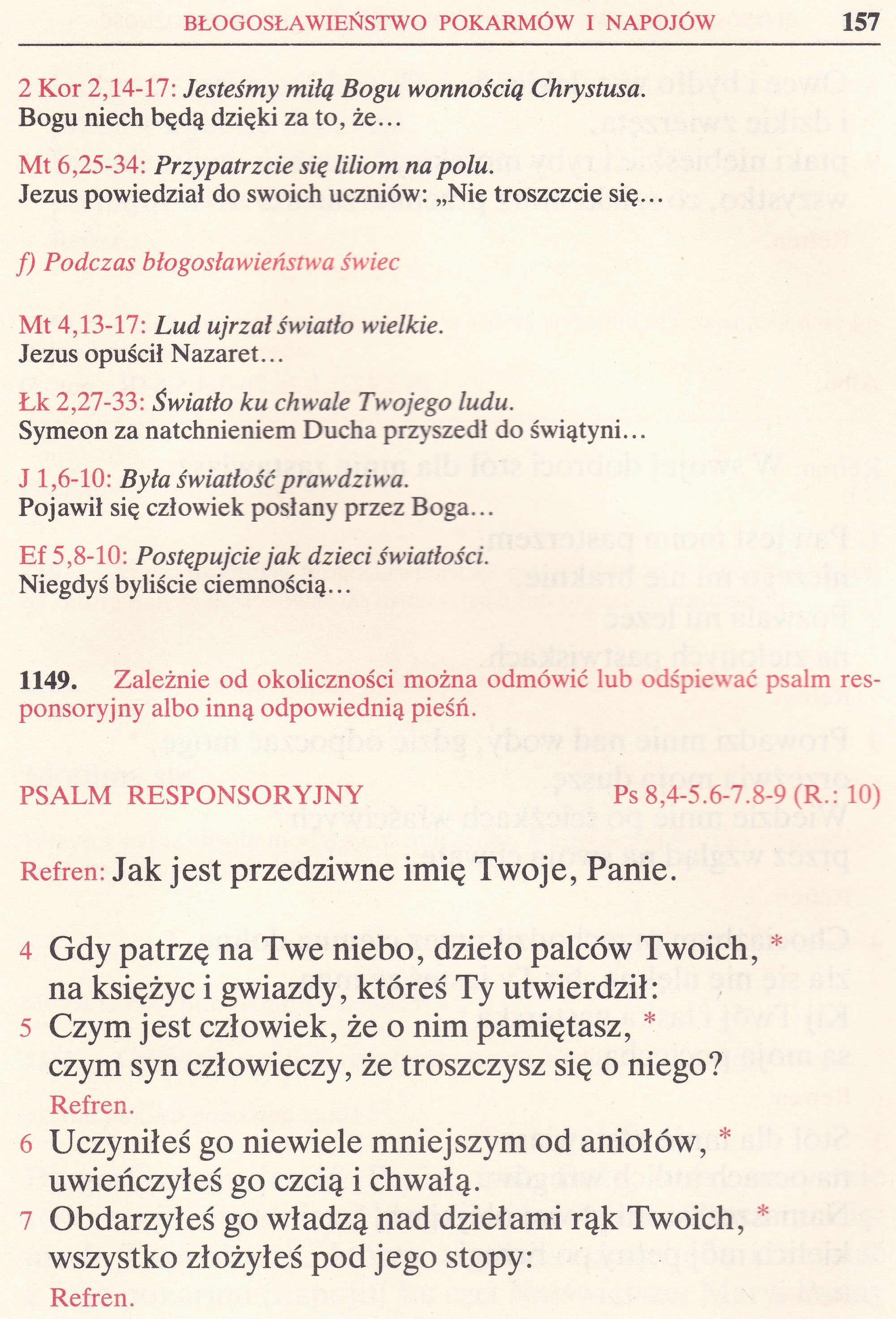 Obrzędy Błogosławieństw