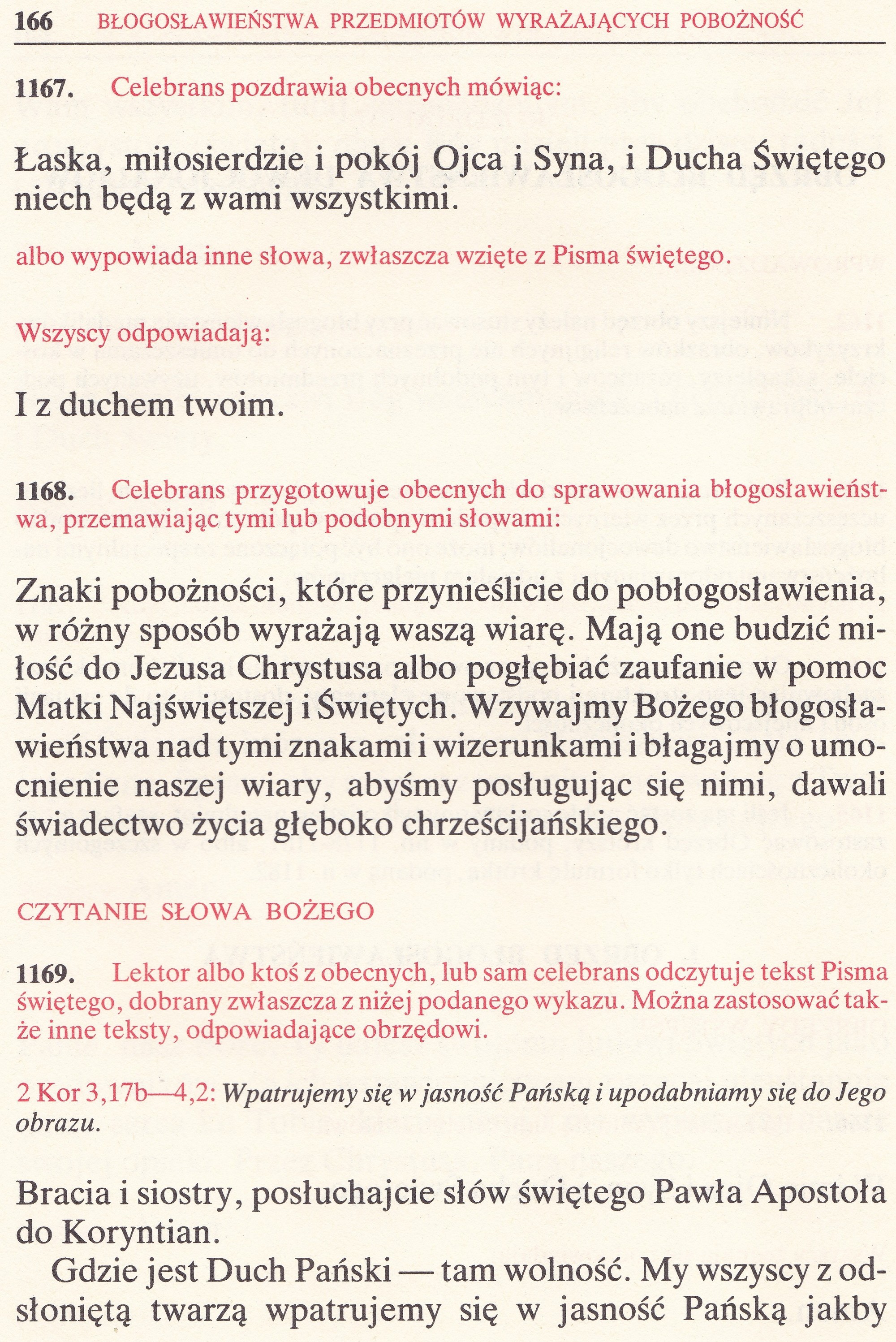 Obrzędy Błogosławieństw