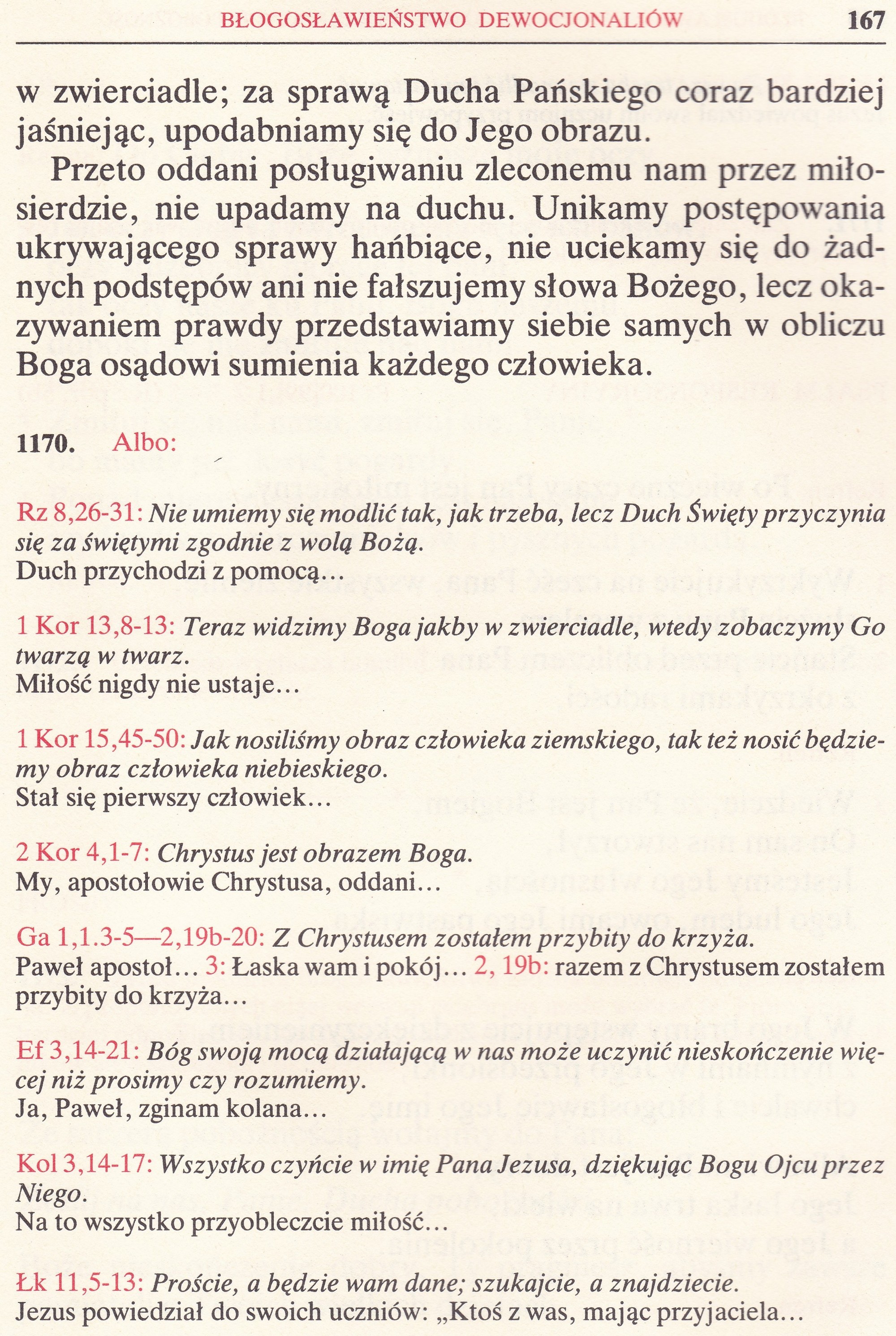 Obrzędy Błogosławieństw