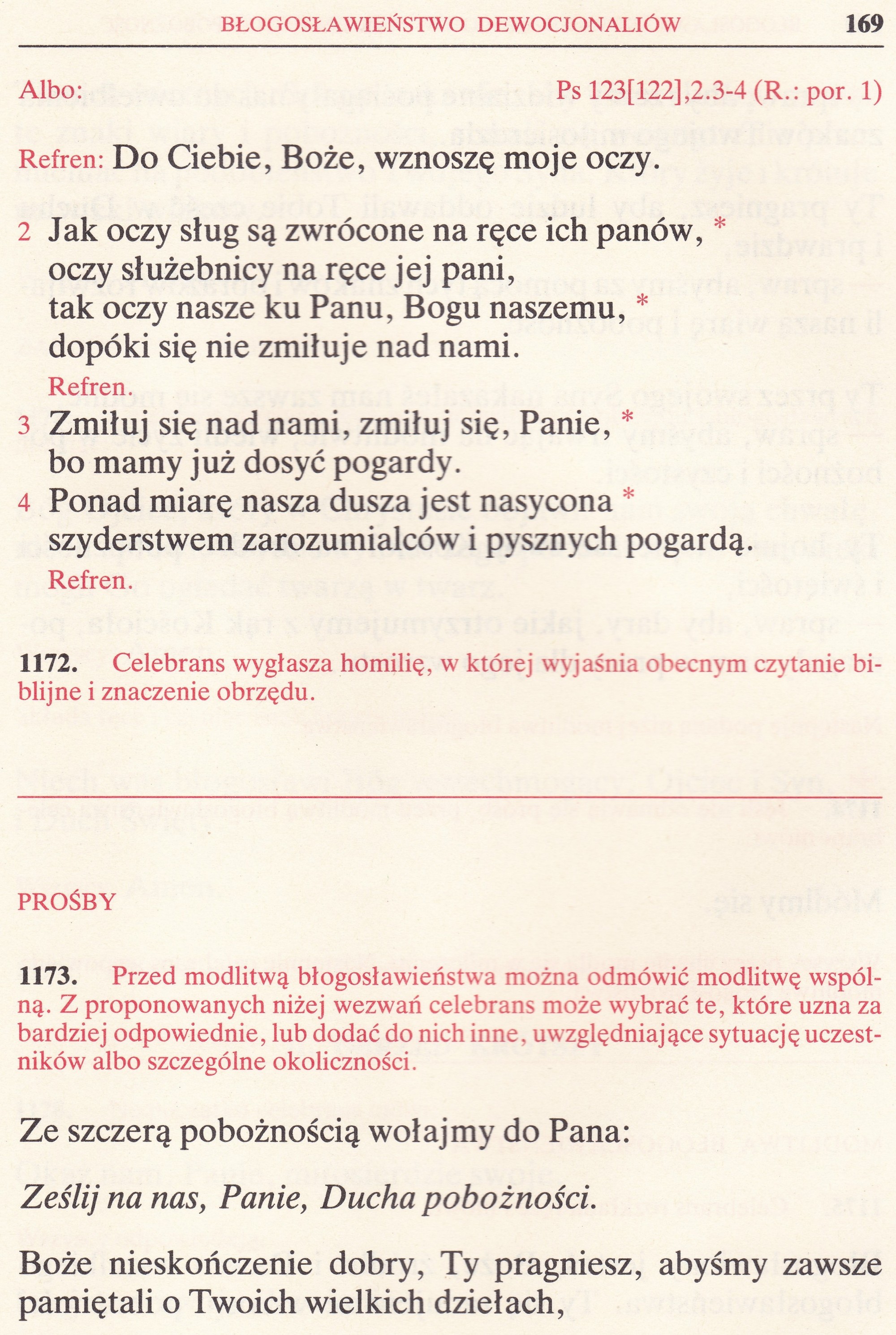 Obrzędy Błogosławieństw
