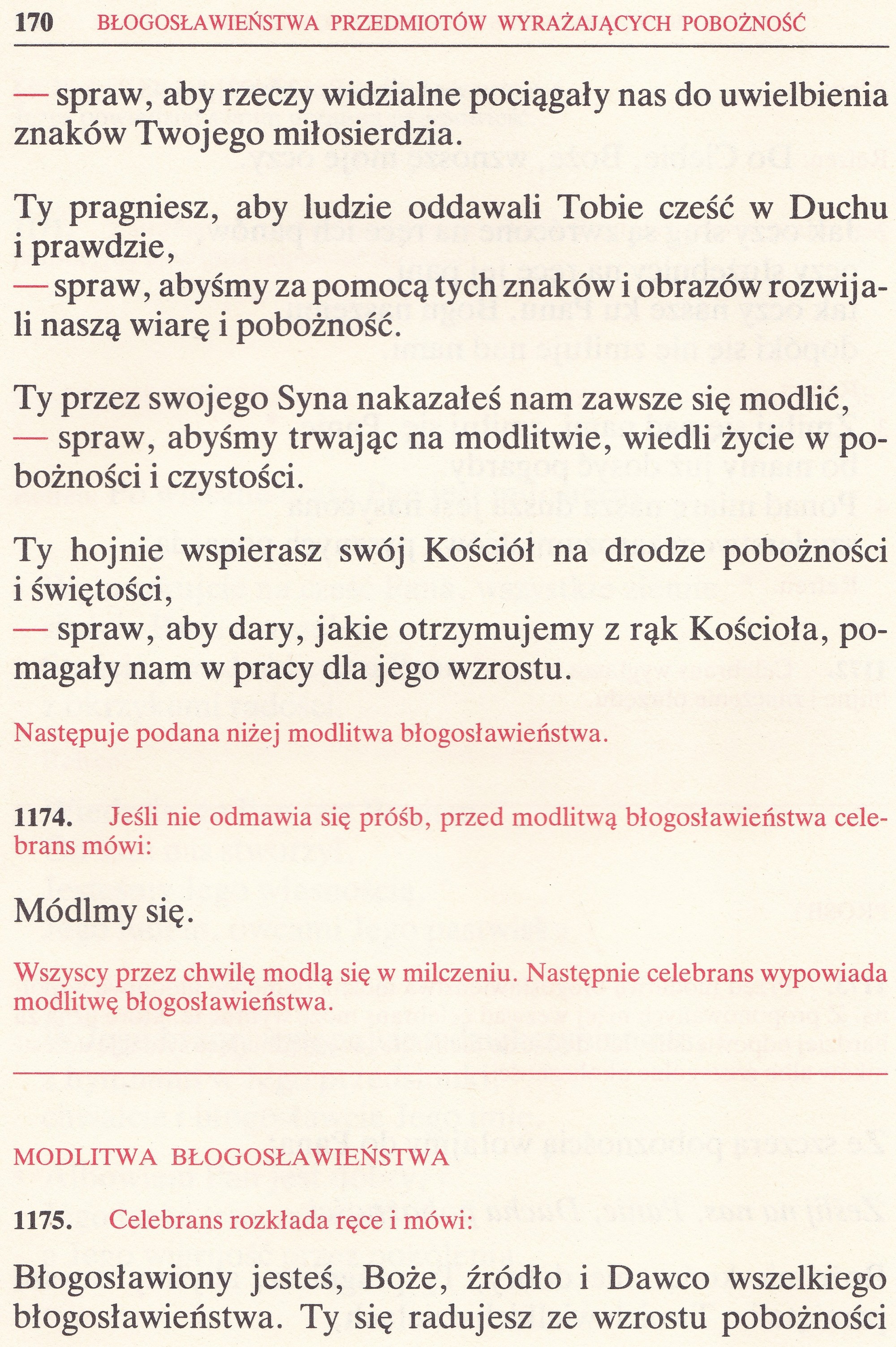 Obrzędy Błogosławieństw