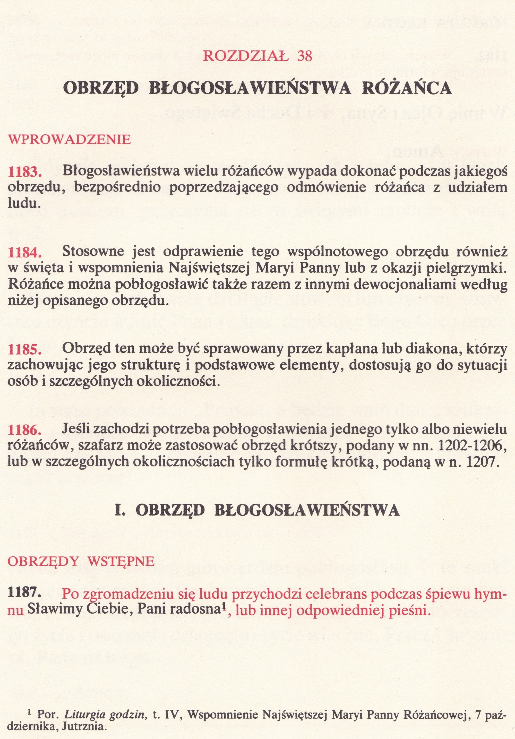 Obrzędy Błogosławieństw