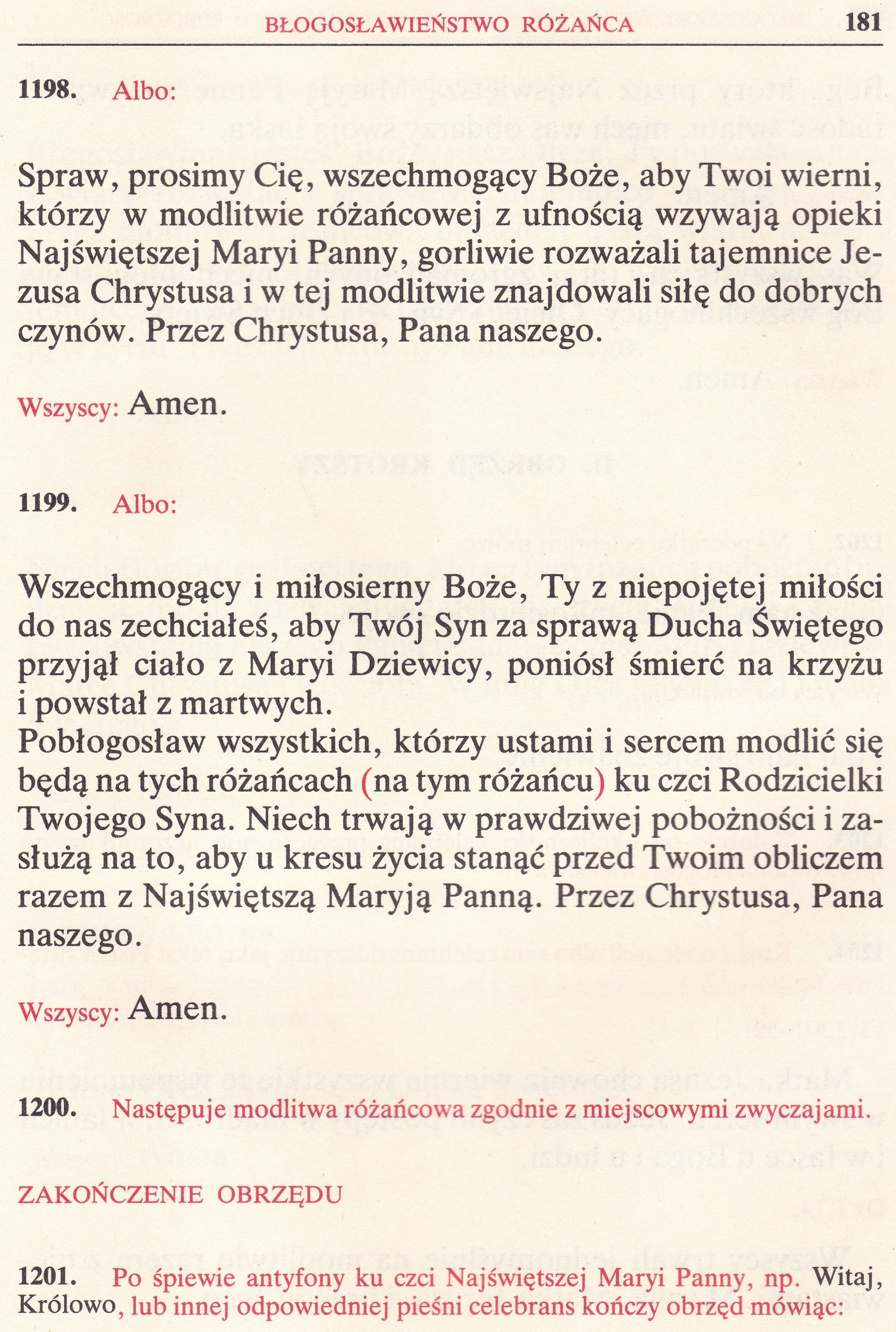 Obrzędy Błogosławieństw