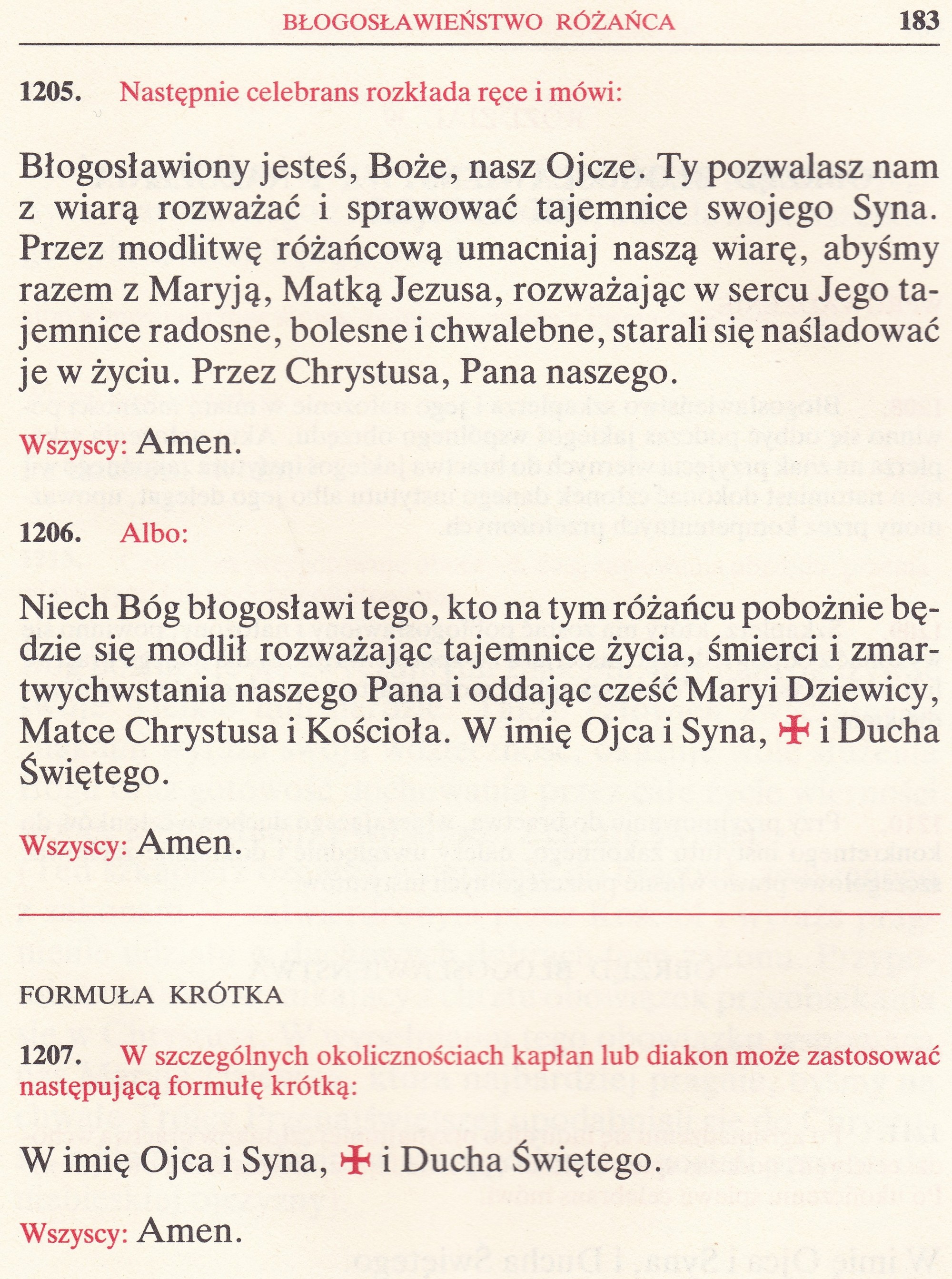 Obrzędy Błogosławieństw