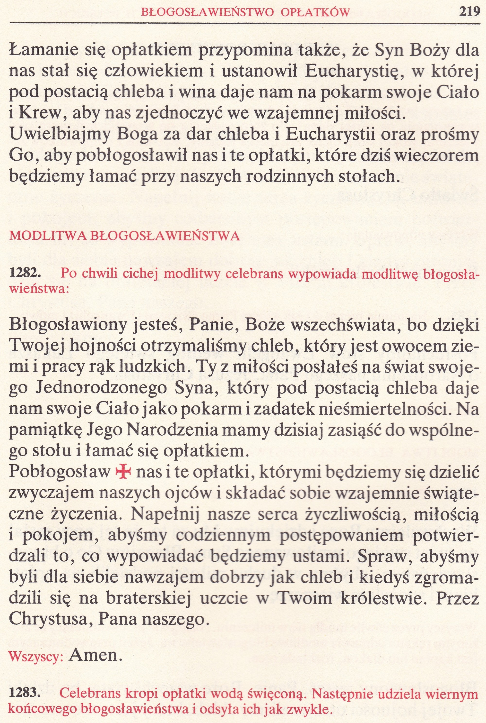 Obrzędy Błogosławieństw