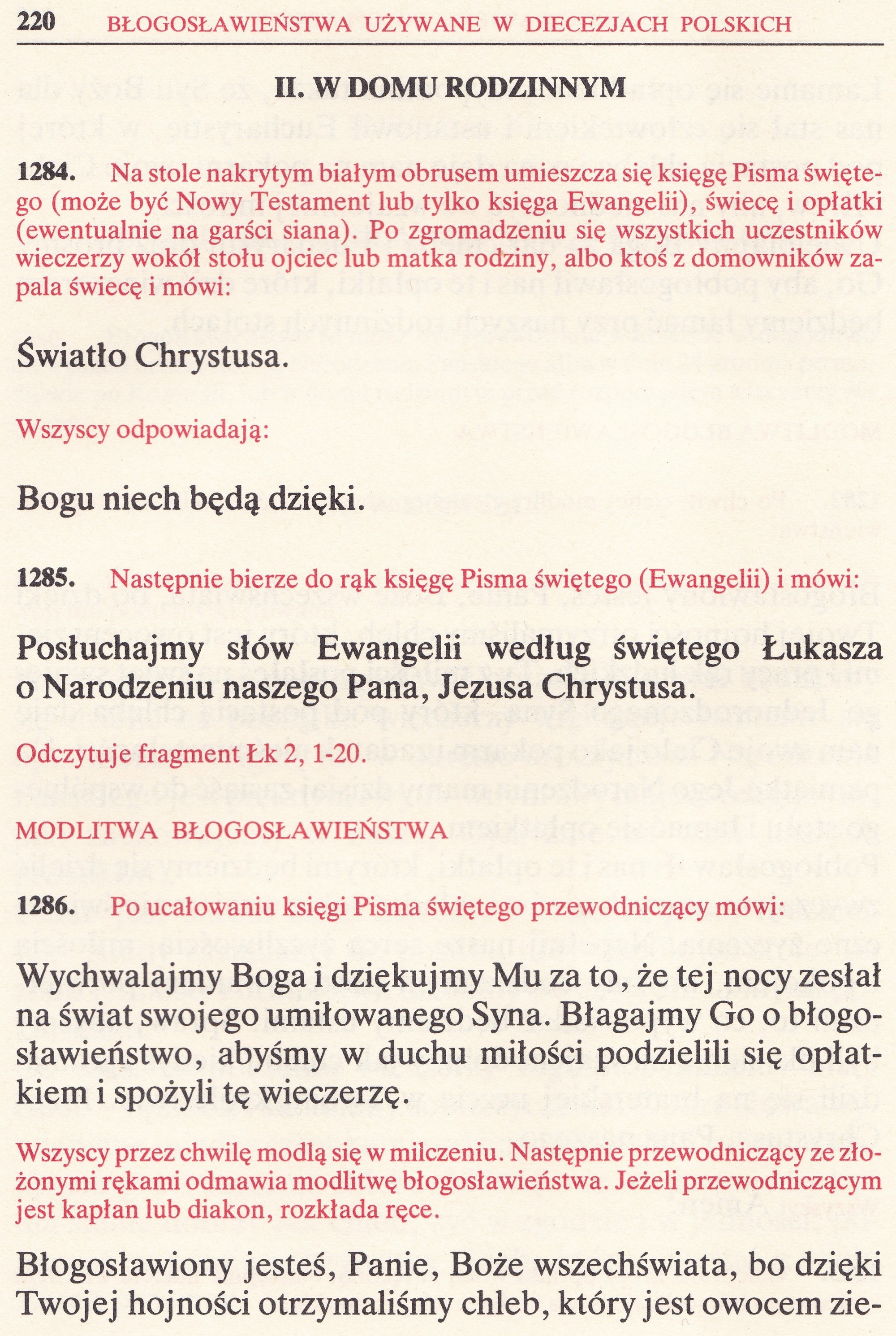 Obrzędy Błogosławieństw