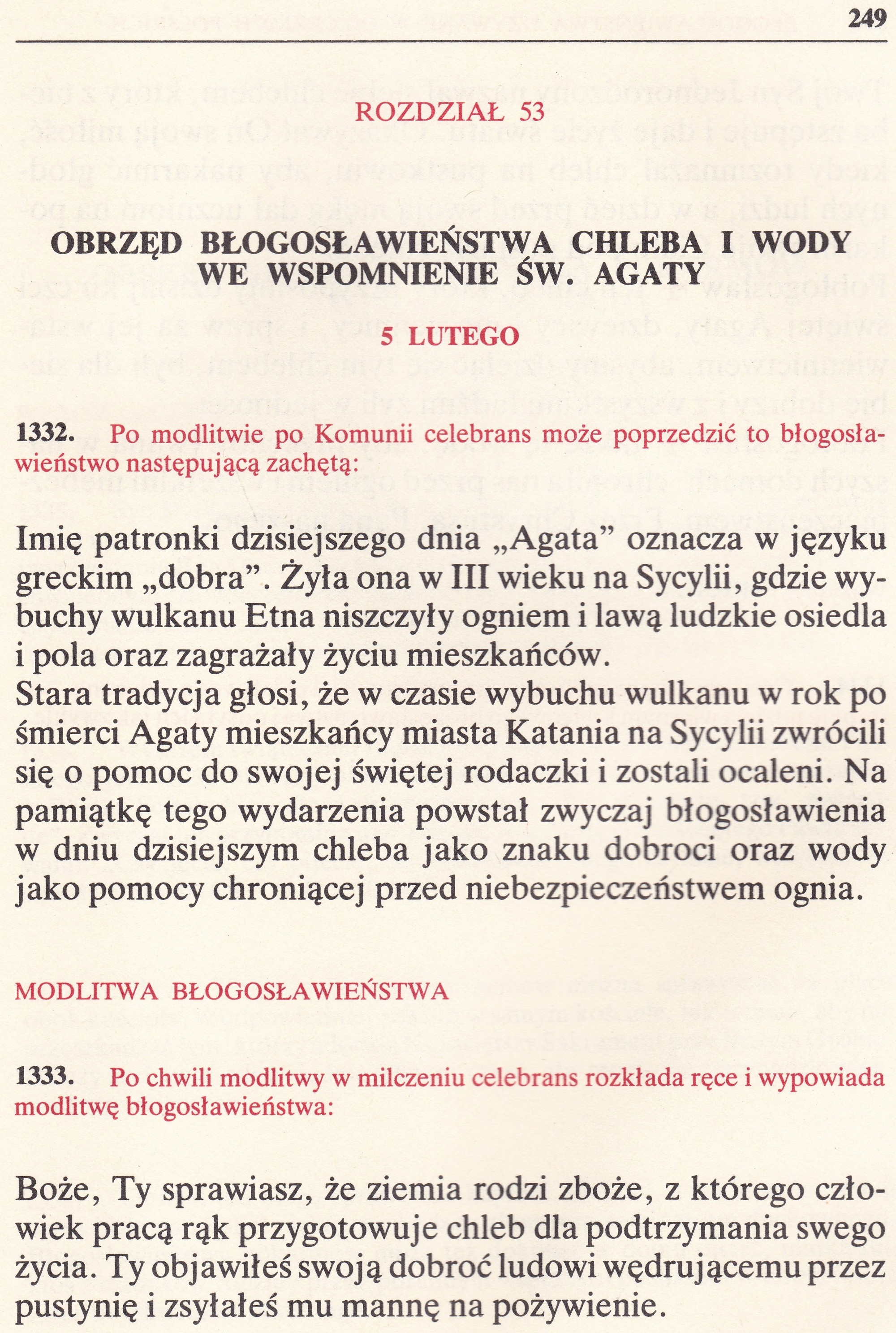 Obrzędy Błogosławieństw