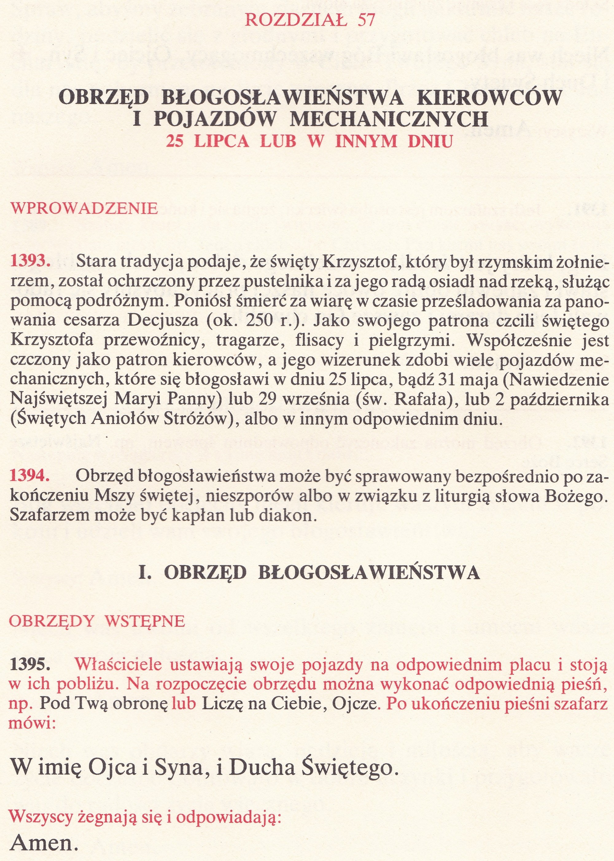 Obrzędy Błogosławieństw
