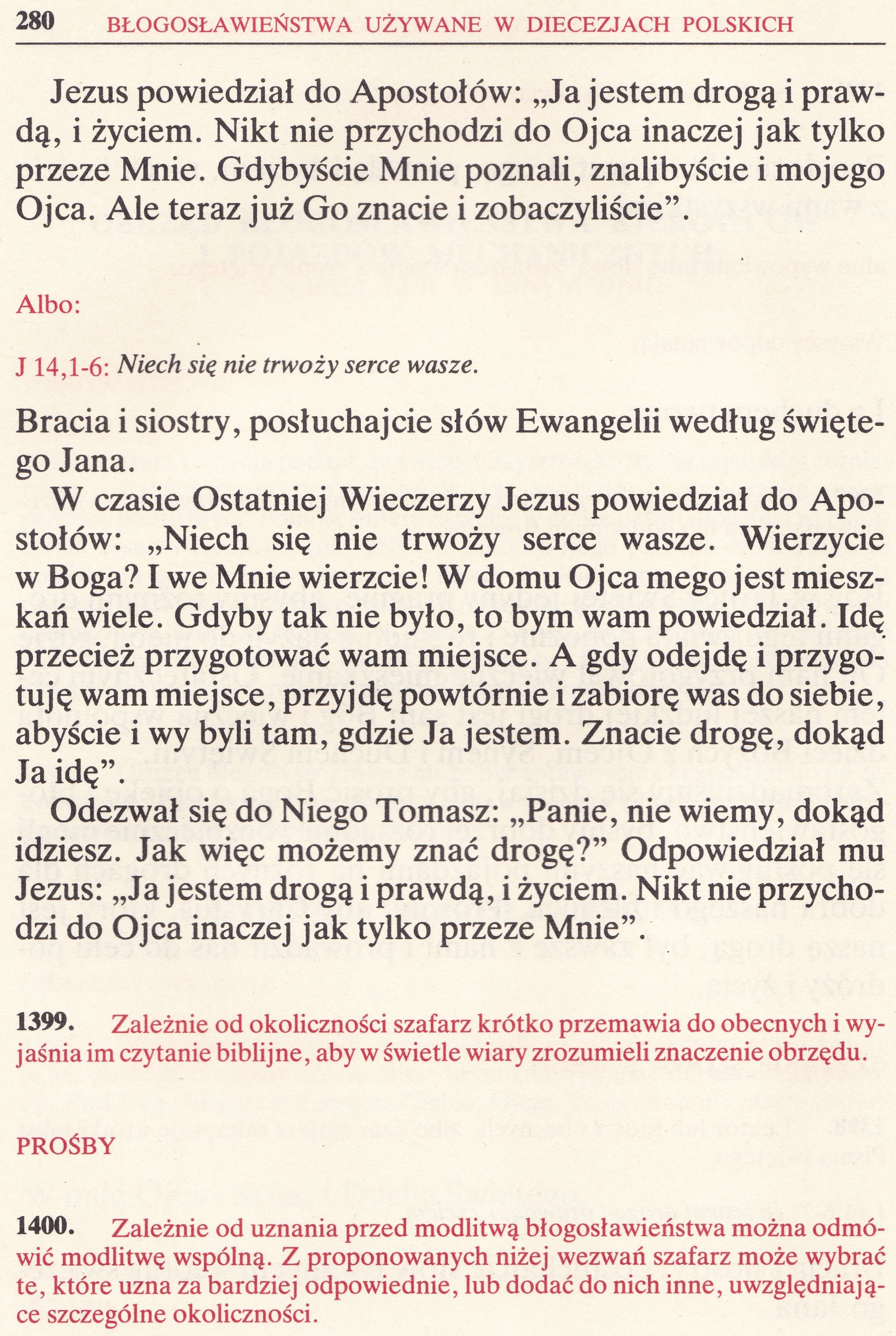 Obrzędy Błogosławieństw