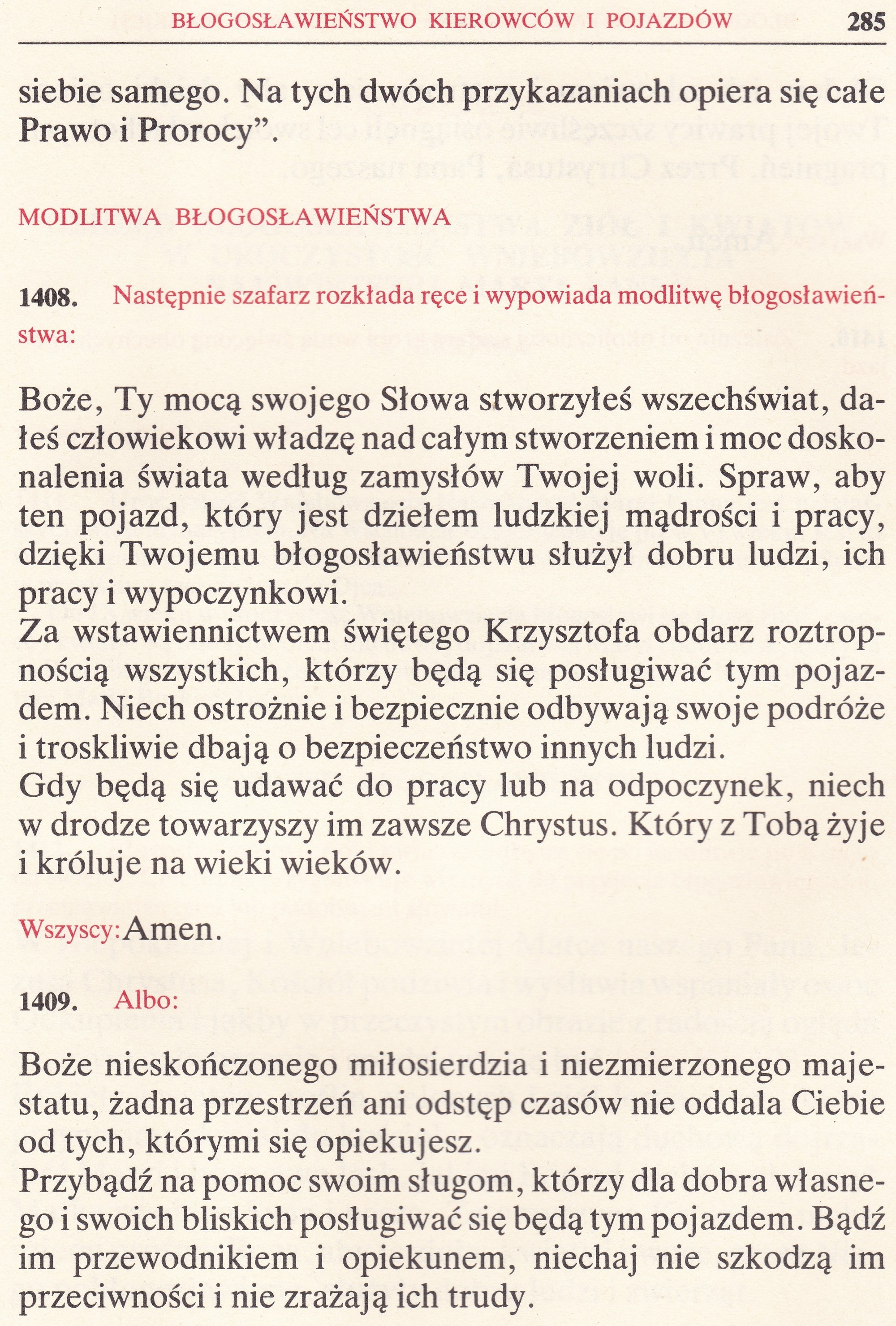 Obrzędy Błogosławieństw