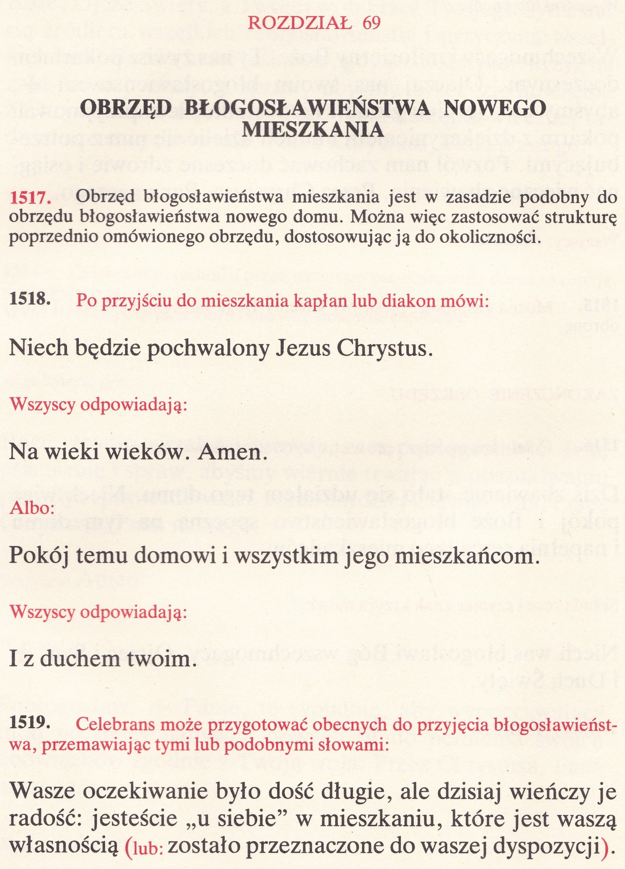 Obrzędy Błogosławieństw