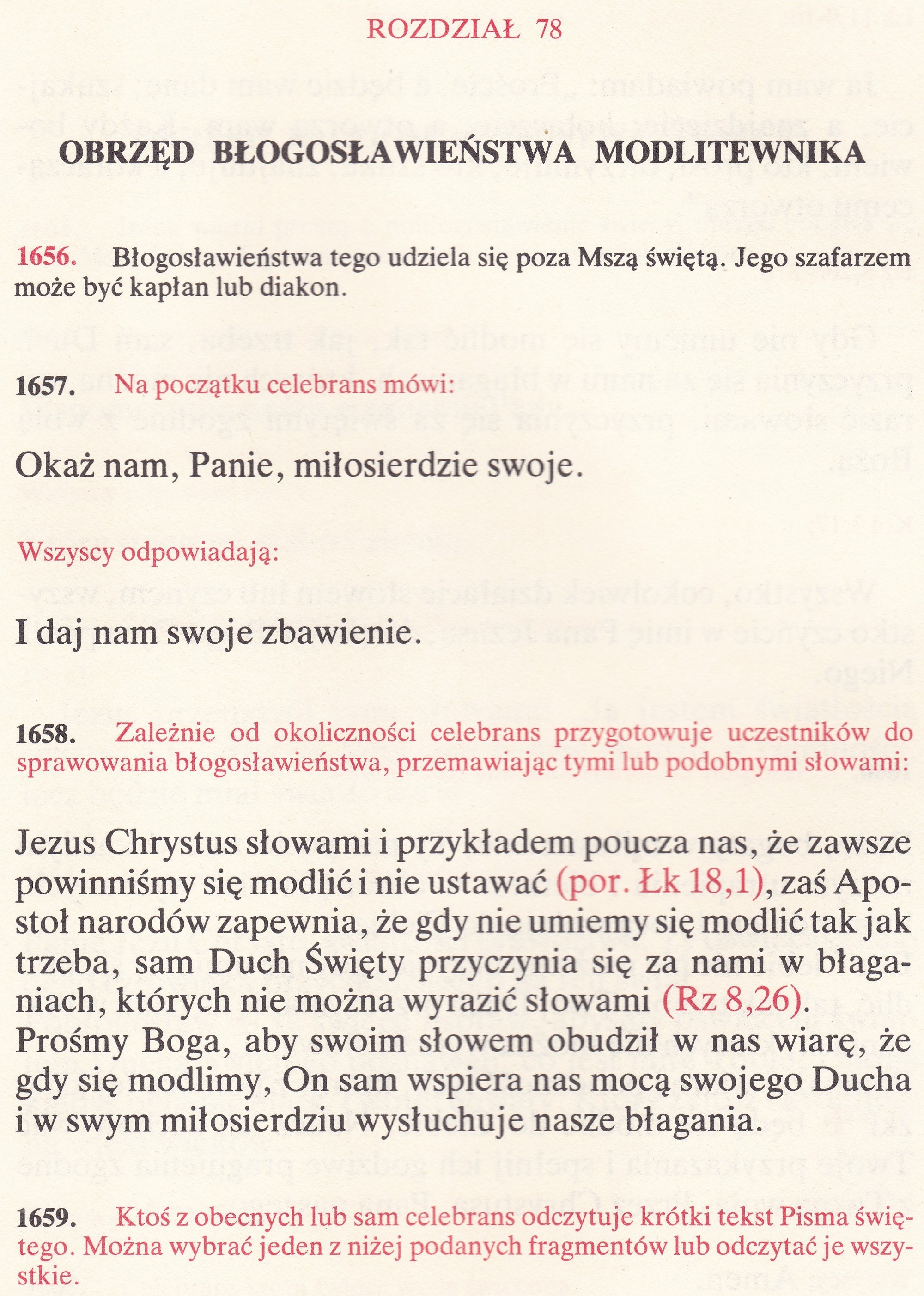 Obrzędy Błogosławieństw