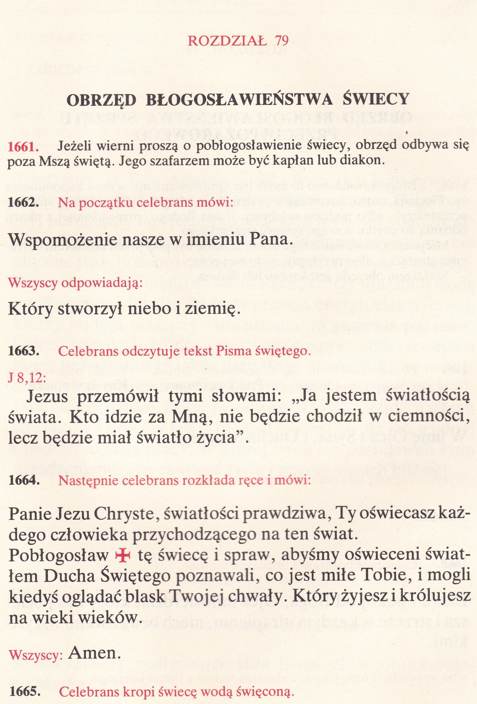 Obrzędy Błogosławieństw
