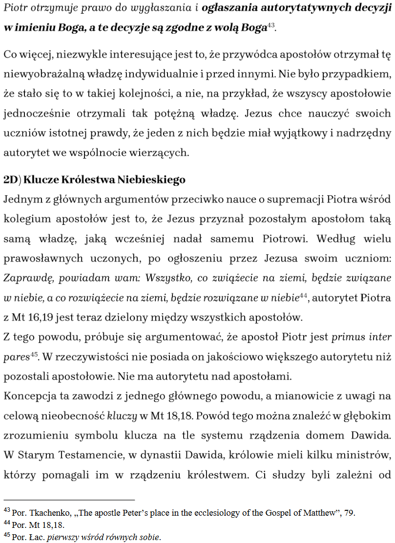 Prymat Apostoła Piotra