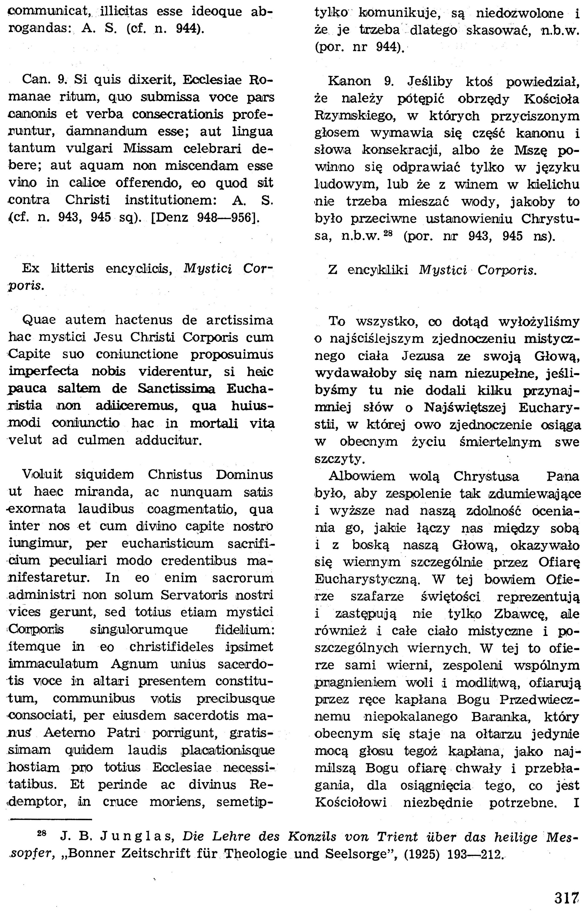 Dogmatyka Katolicka, Sakramenty Święte, Eucharystia