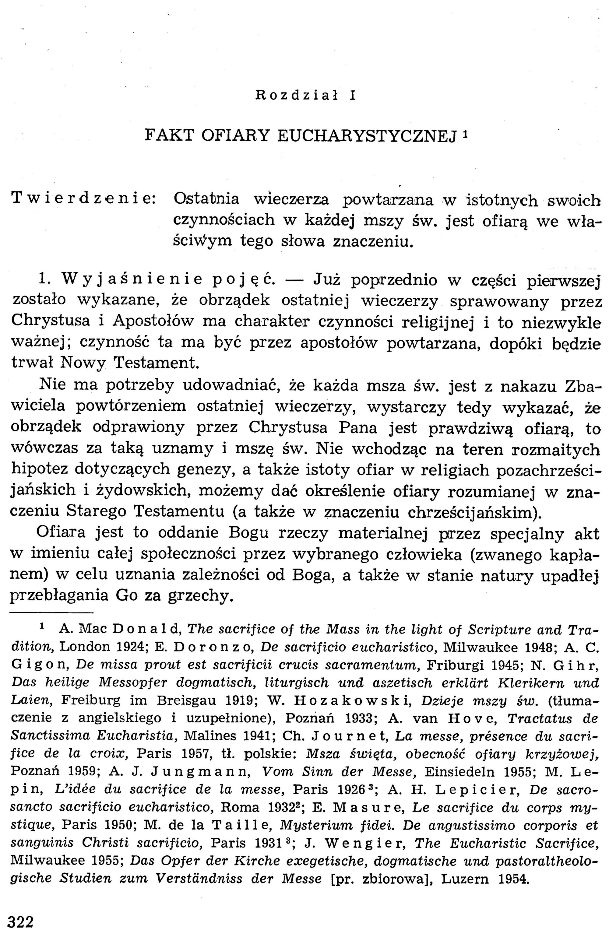 Dogmatyka Katolicka, Sakramenty Święte, Eucharystia