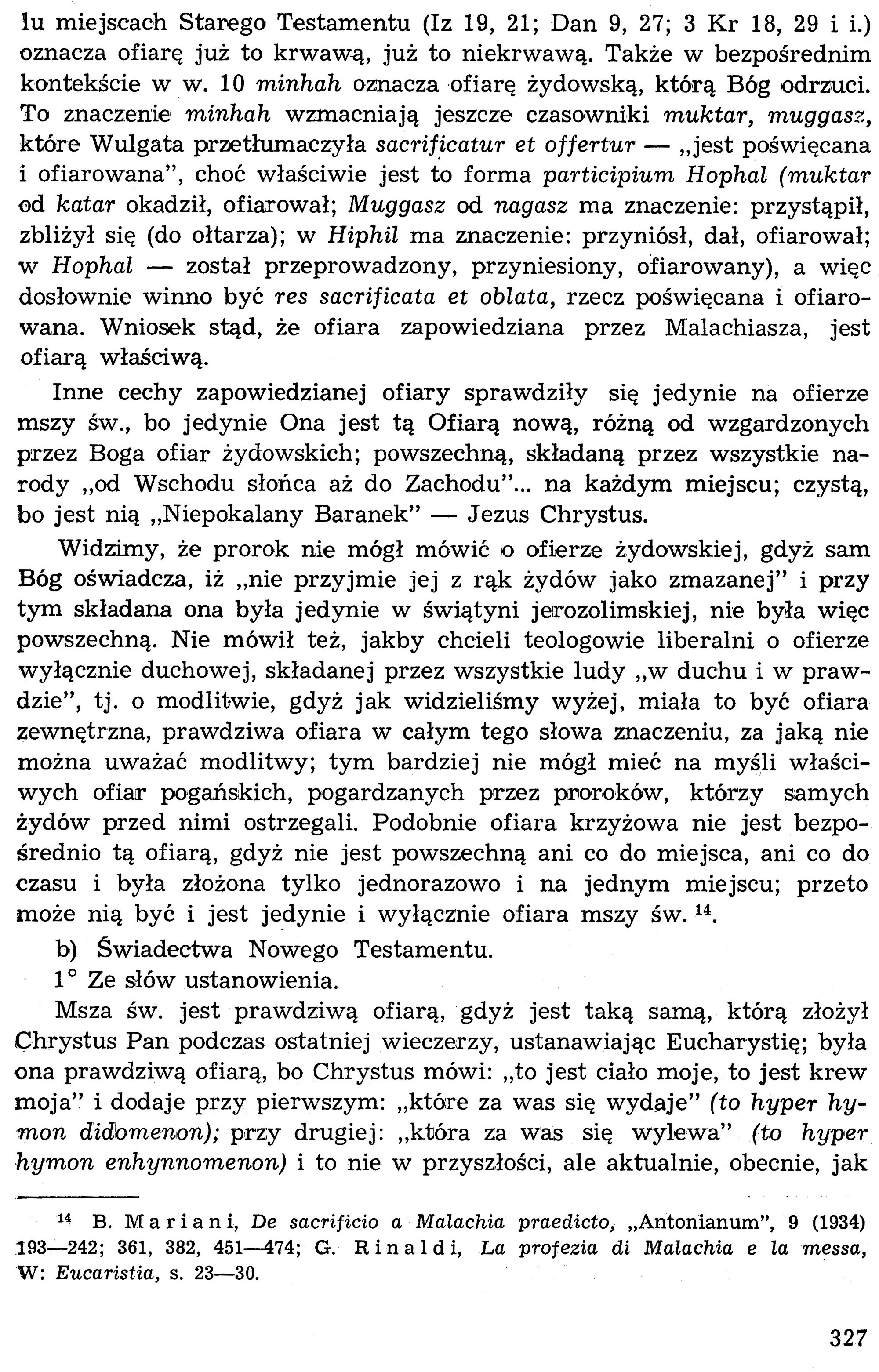 Dogmatyka Katolicka, Sakramenty Święte, Eucharystia