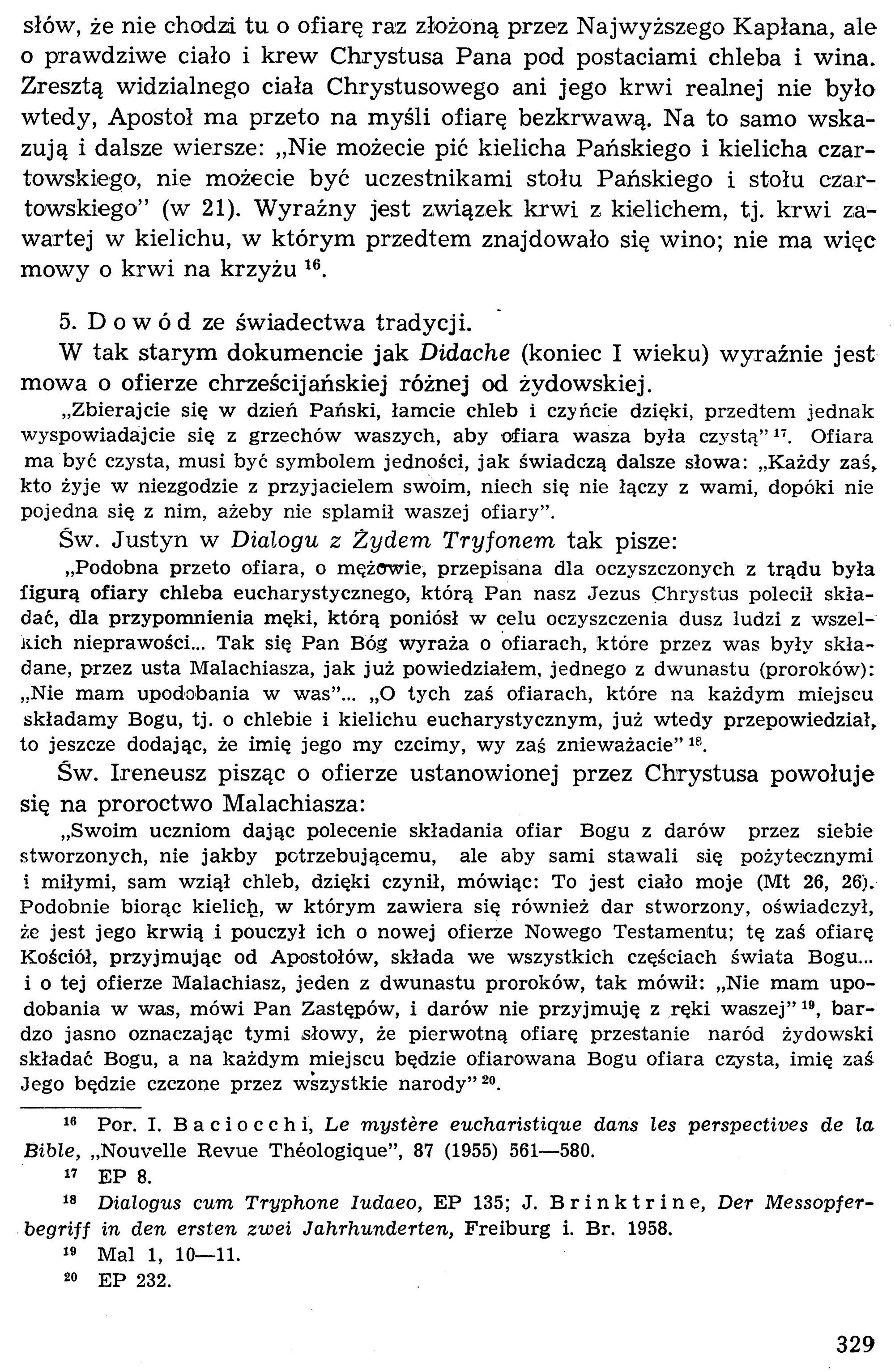 Dogmatyka Katolicka, Sakramenty Święte, Eucharystia