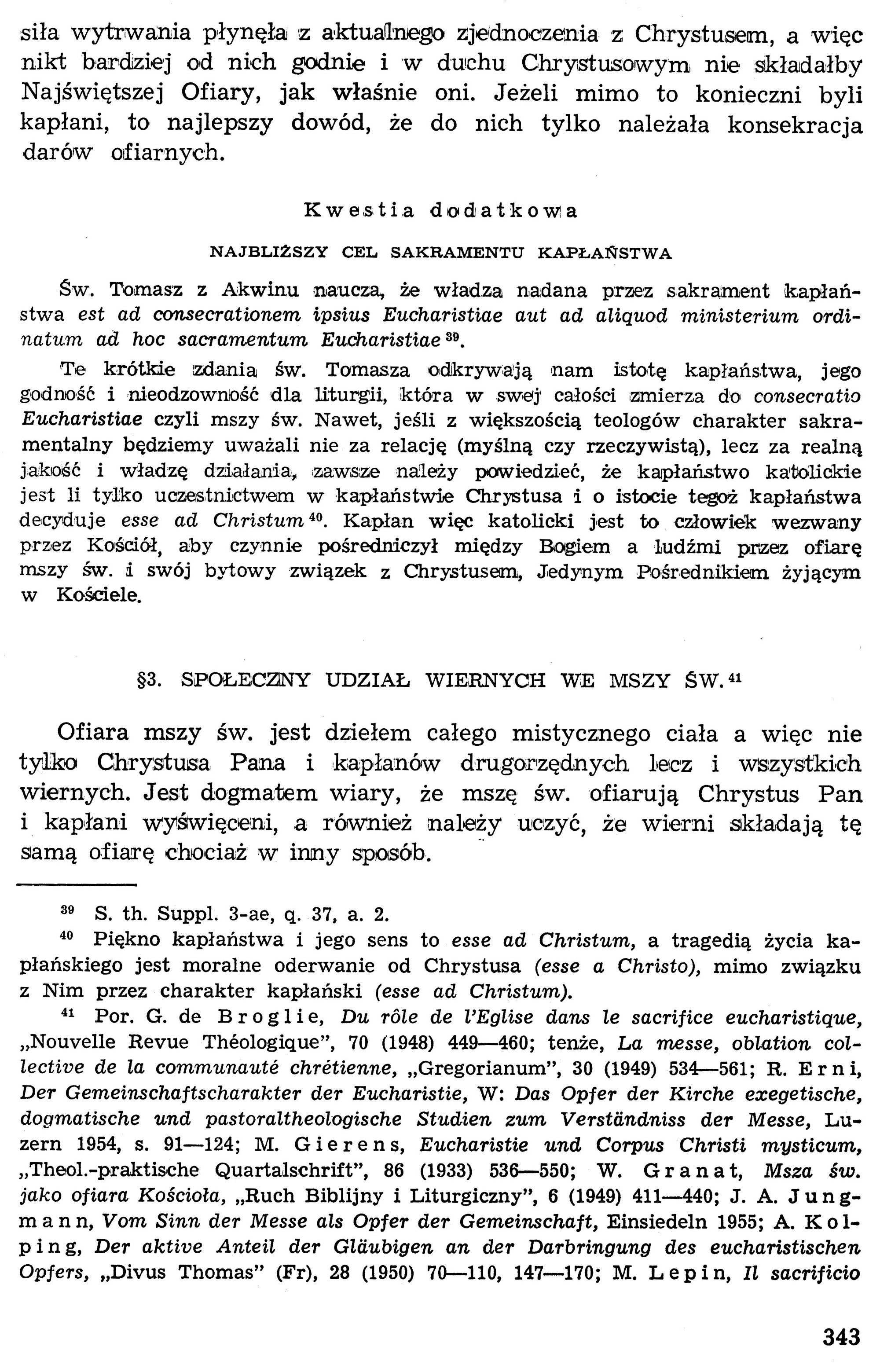 Dogmatyka Katolicka, Sakramenty Święte, Eucharystia