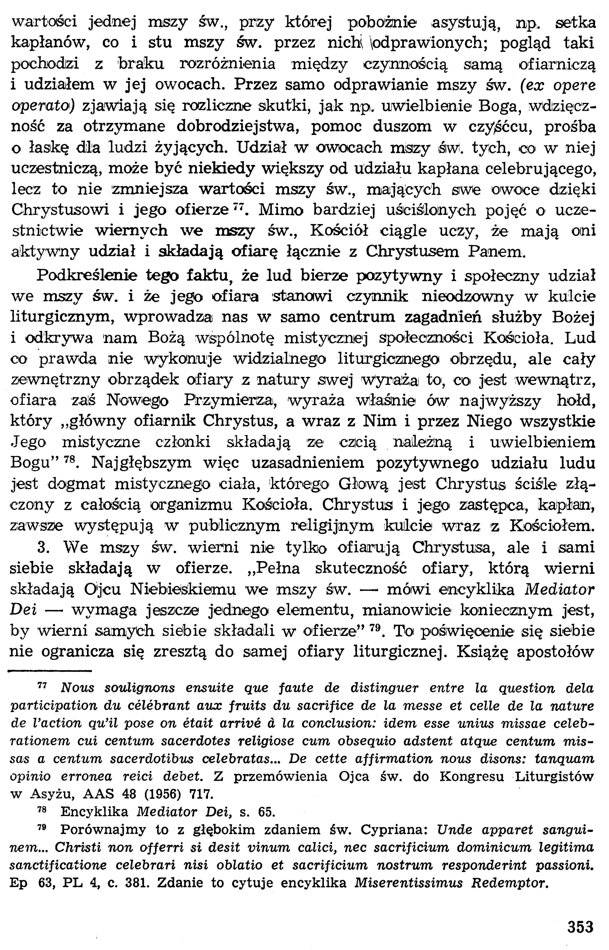 Dogmatyka Katolicka, Sakramenty Święte, Eucharystia