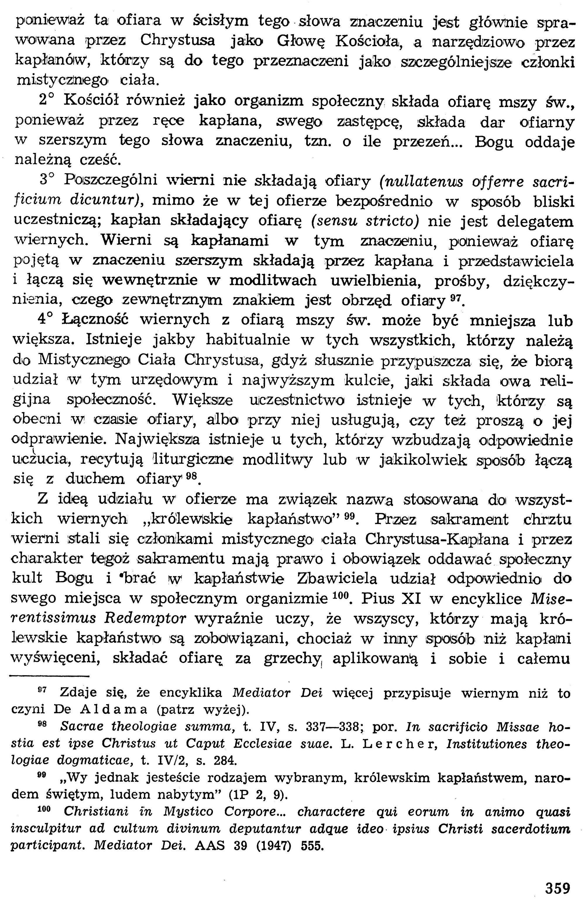 Dogmatyka Katolicka, Sakramenty Święte, Eucharystia
